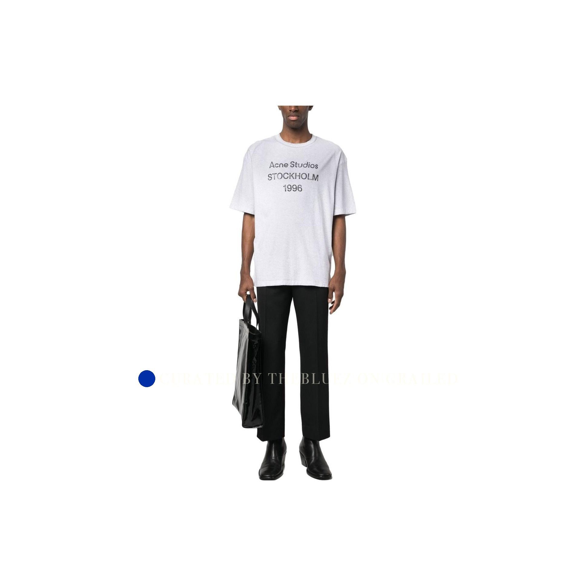 Acne Studios Stockholm 1996 Graphic Tee in Gray Size US L / EU 52-54 / 3 - 3 Thumbnail