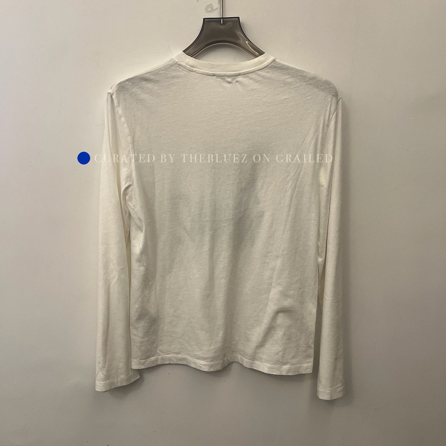 Acne Studios You Would Logo Long Sleeve Tee in White Size US XXS / EU 40 - 2 Thumbnail
