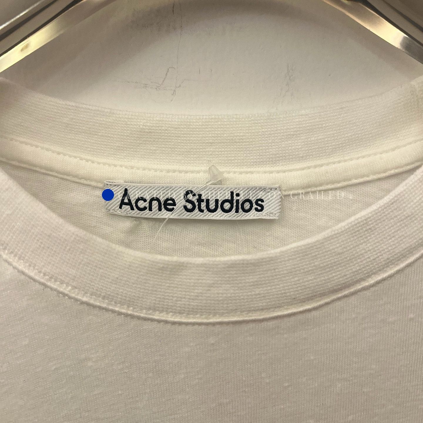 Acne Studios You Would Logo Long Sleeve Tee in White Size US XXS / EU 40 - 3 Thumbnail