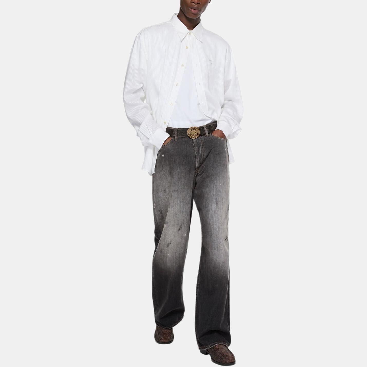 Acne Studios Washed Black Denim Jeans, Size 36 Size US 36 / EU 52 - 12 Thumbnail