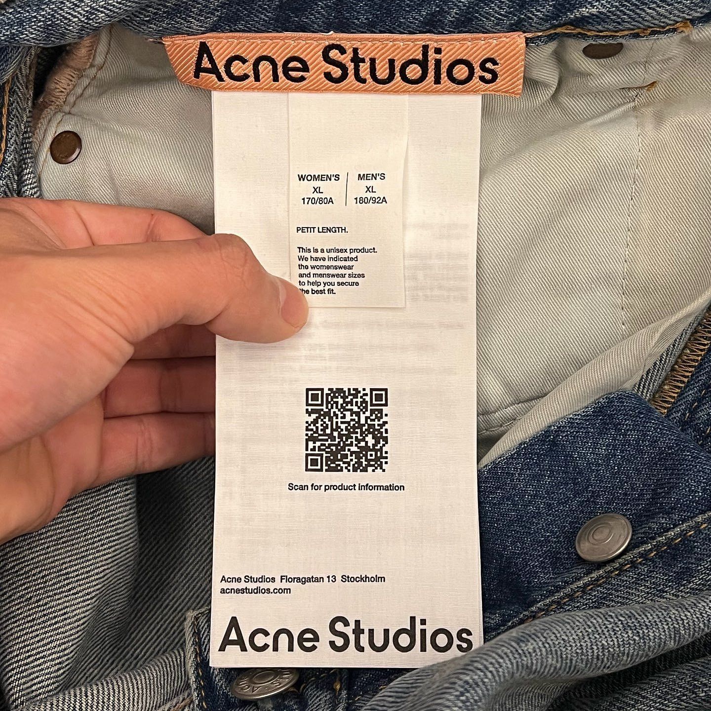 Acne Studios Stylish Blue Penicillin Denim Jeans Size US 36 / EU 52 - 3 Thumbnail