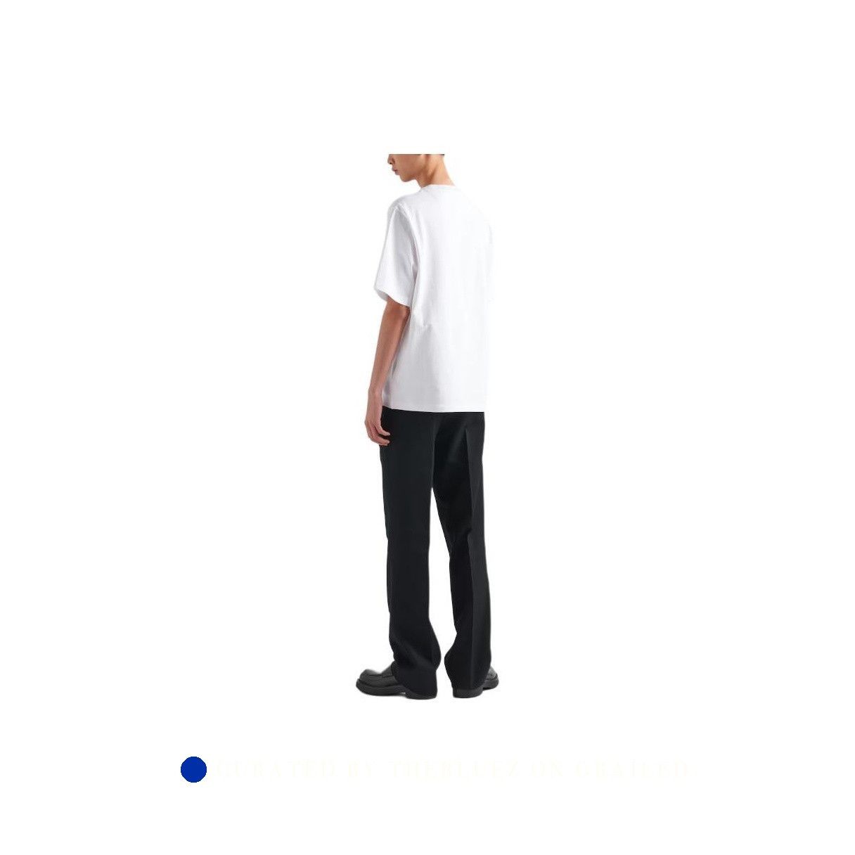 Prada Minimalist Cotton T-Shirt in White Size US M / EU 48-50 / 2 - 8 Thumbnail