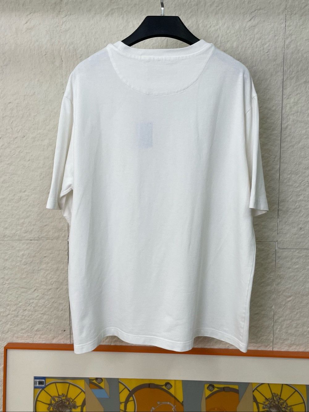 Prada Minimalist Cotton T-Shirt in White Size US M / EU 48-50 / 2 - 2 Thumbnail