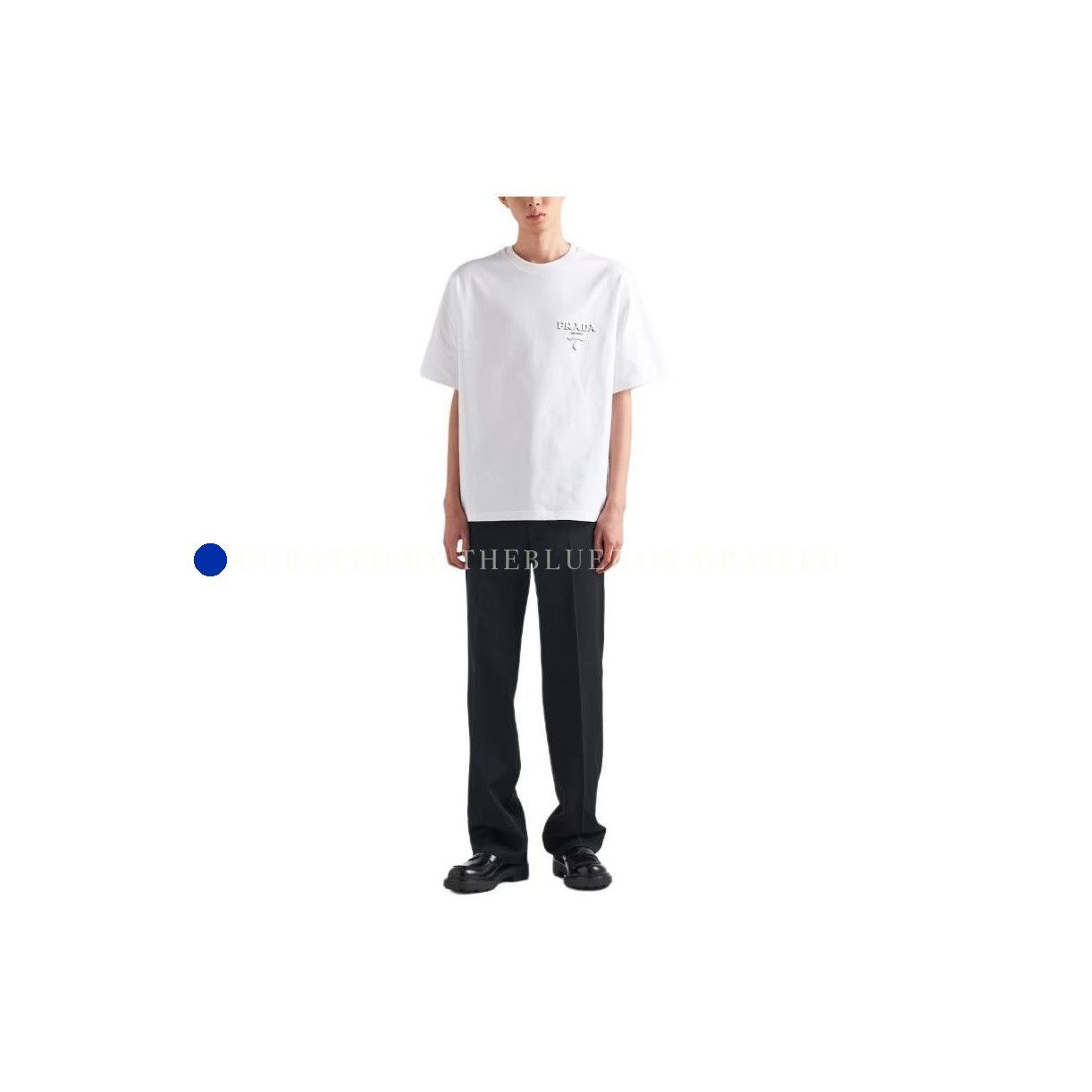 Prada Minimalist Cotton T-Shirt in White Size US M / EU 48-50 / 2 - 7 Thumbnail