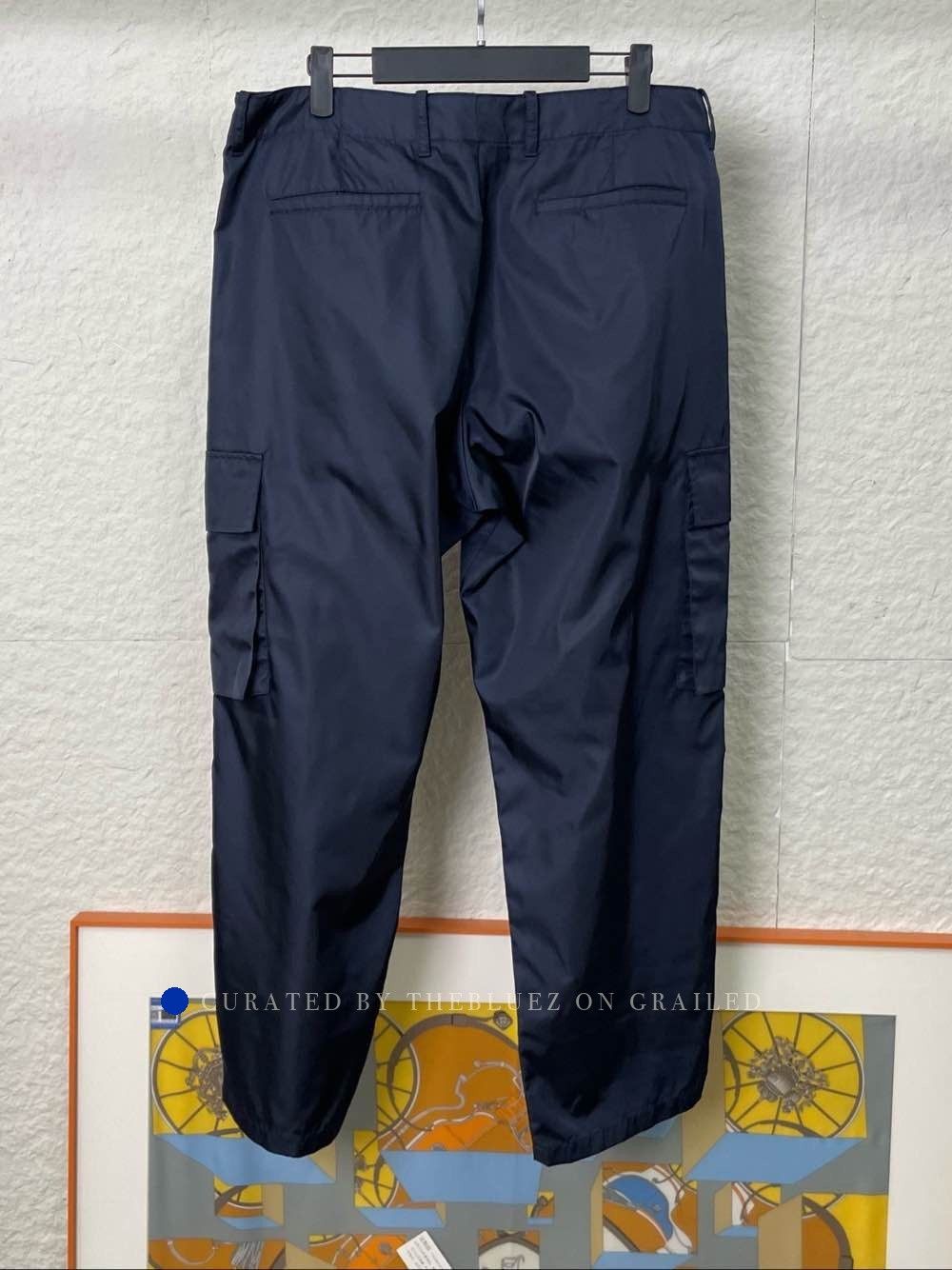 Prada Re-Nylon Cargo Pants in Blue Size US 32 / EU 48 - 2 Thumbnail