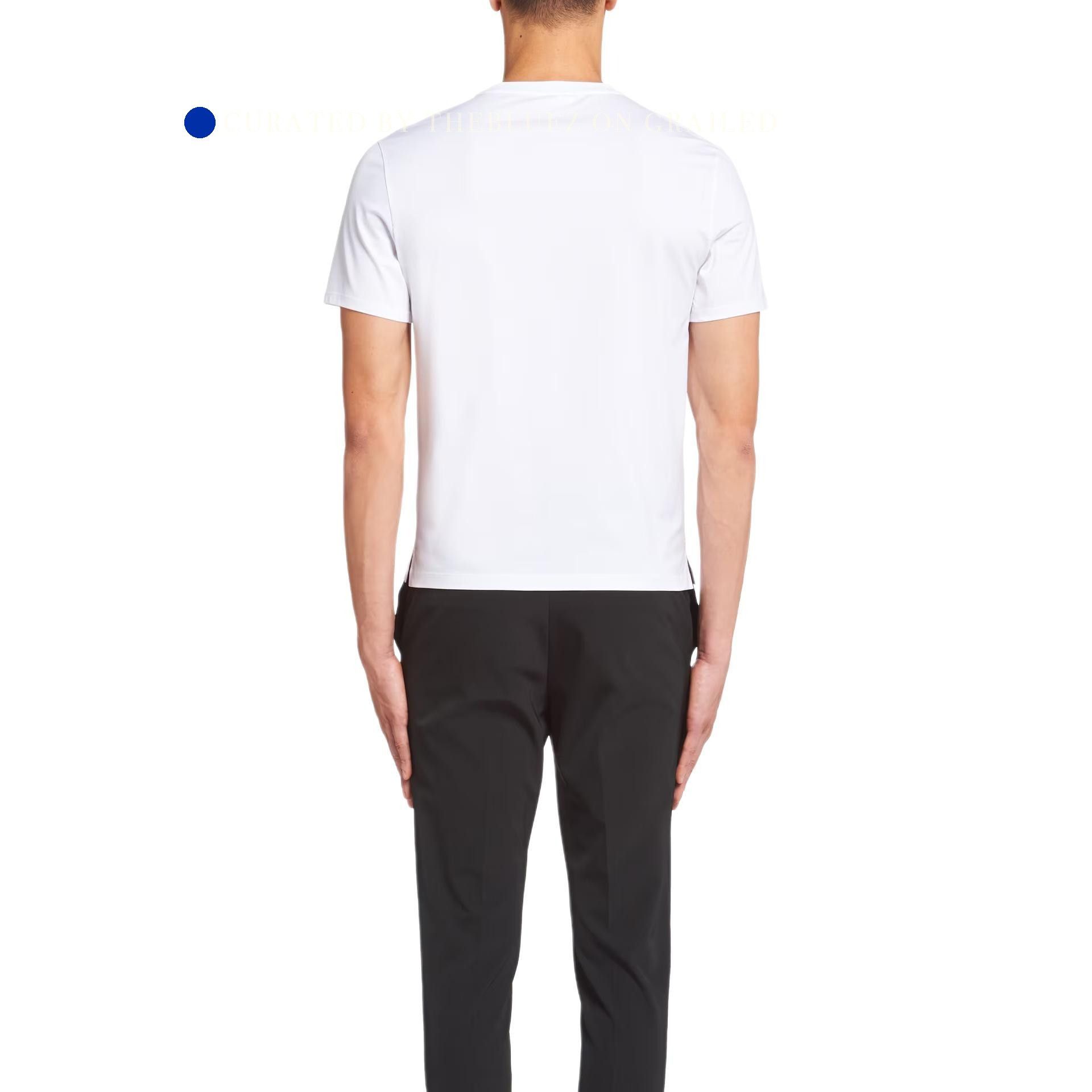 Prada Classic Graphic Polo in White Size US L / EU 52-54 / 3 - 8 Thumbnail
