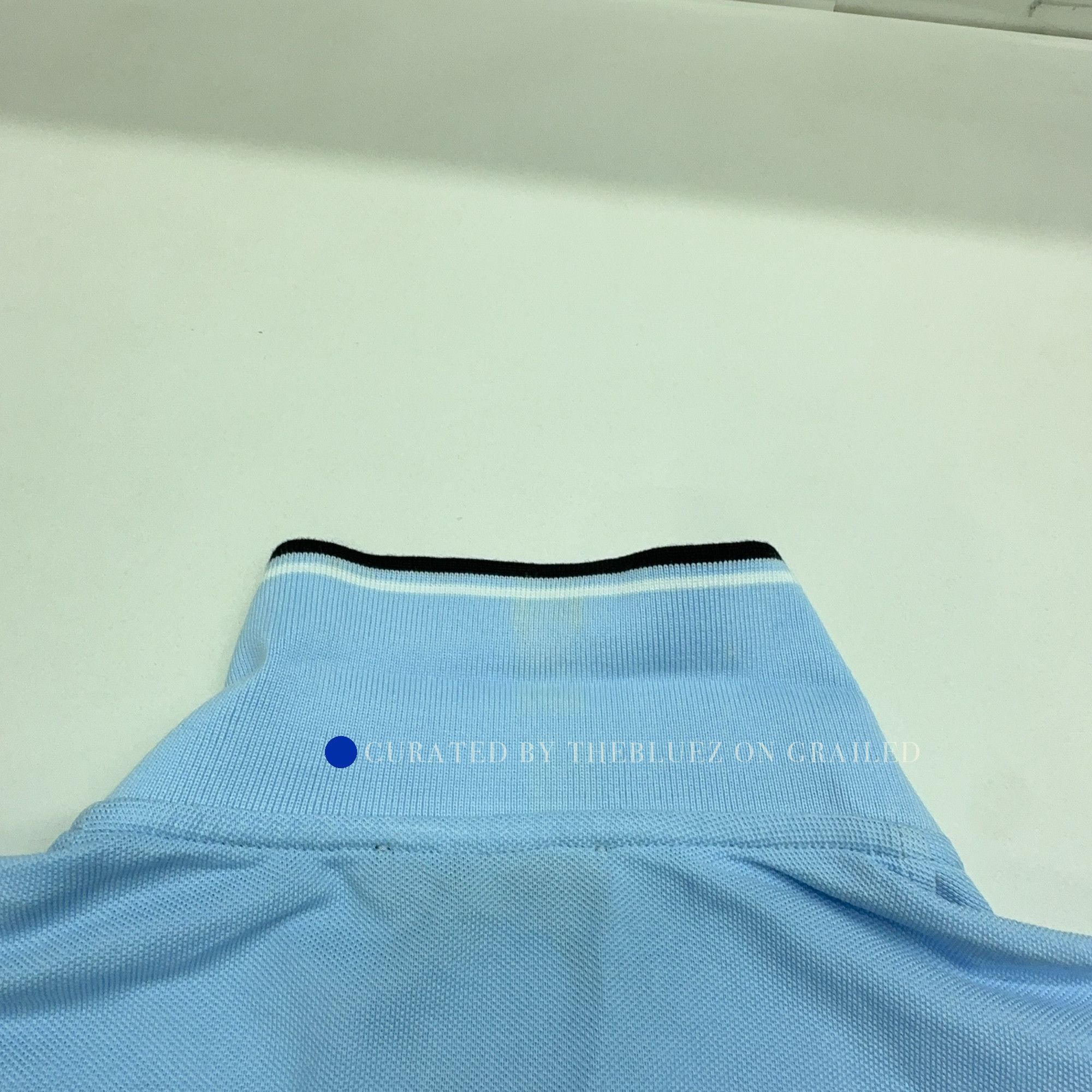 Prada Logo Patch Polo Shirt in Blue Size US XL / EU 56 / 4 - 10 Thumbnail