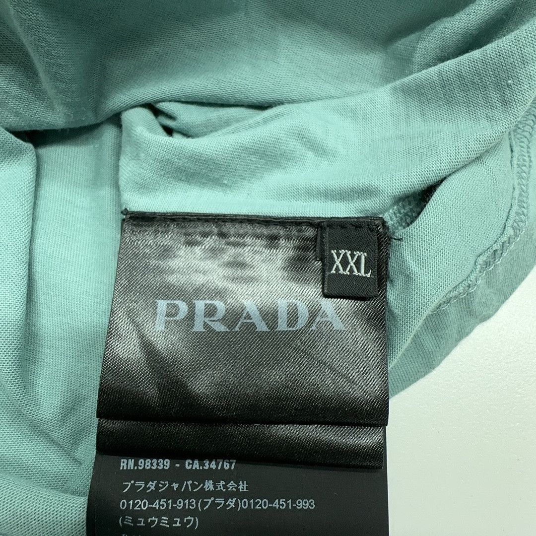Prada Floral Graphic T-Shirt in Green Size US XXL / EU 58 / 5 - 5 Thumbnail