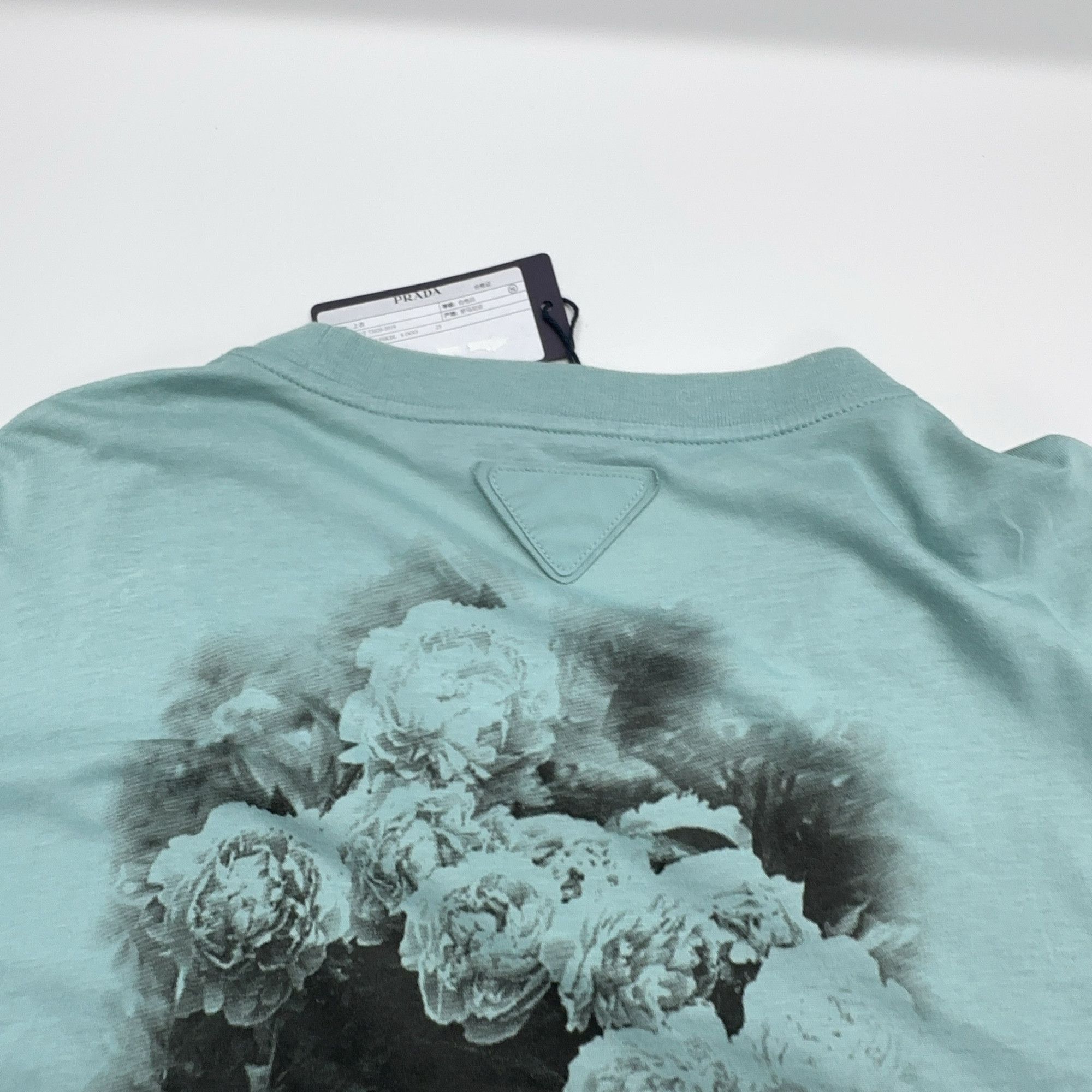 Prada Floral Graphic T-Shirt in Green Size US XXL / EU 58 / 5 - 10 Thumbnail