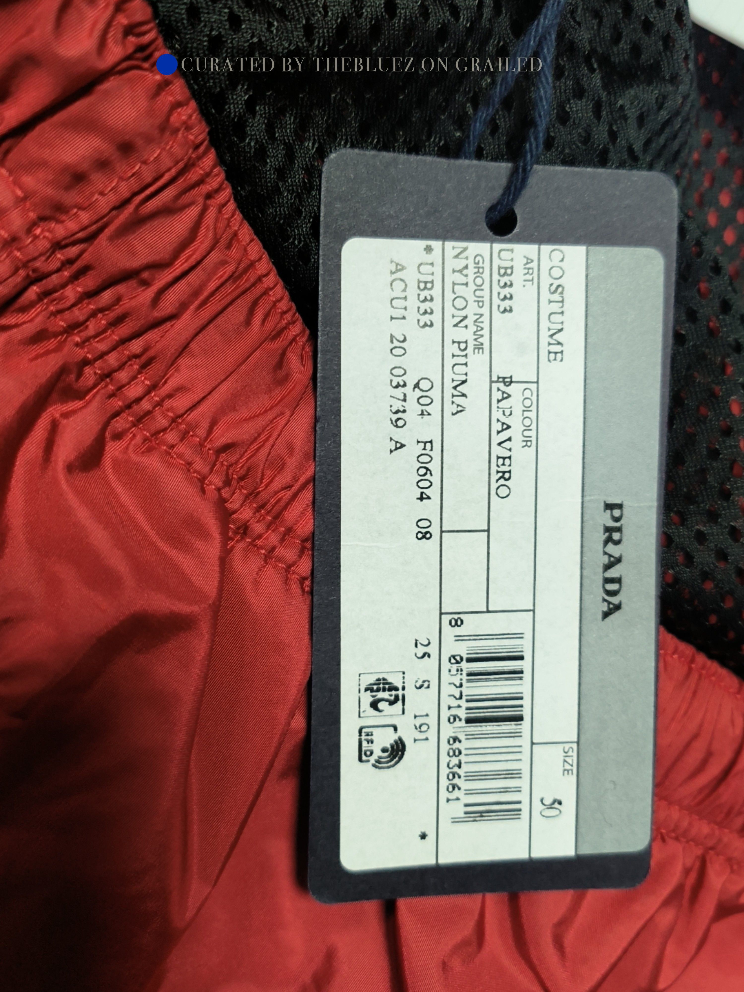 Prada Re-Nylon Logo Shorts in Bright Red Size US 34 / EU 50 - 5 Thumbnail