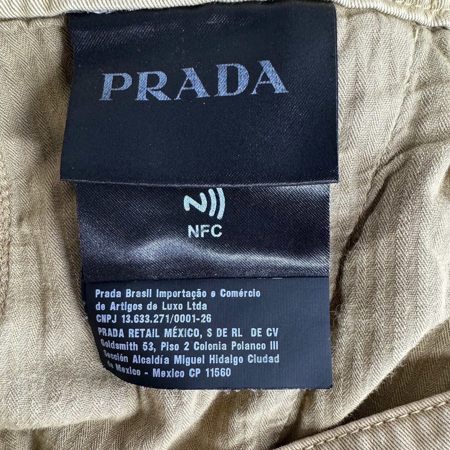 Prada Cotton Pleated Shorts in Beige Size 32 Size US 32 / EU 48 - 4 Thumbnail