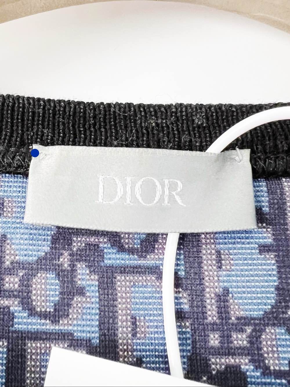 Dior Classic Blue Short Sleeve Tee Size US L / EU 52-54 / 3 - 3 Thumbnail