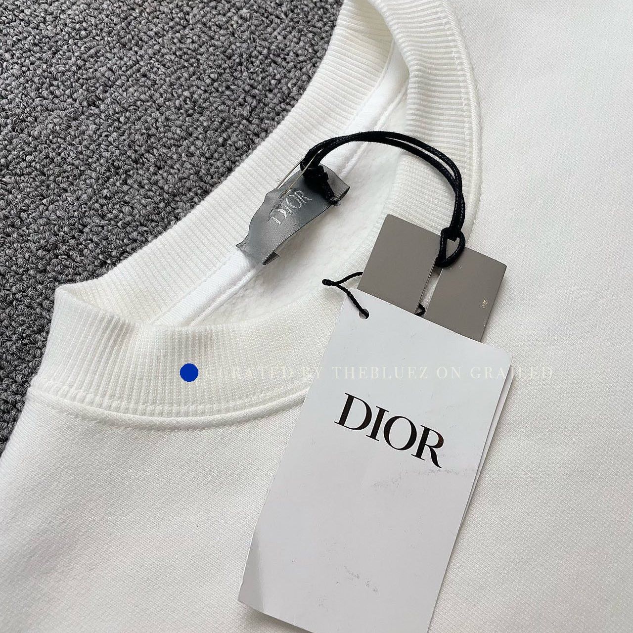Dior Floral Logo Embroidered Sweatshirt Size S Size US S / EU 44-46 / 1 - 3 Thumbnail