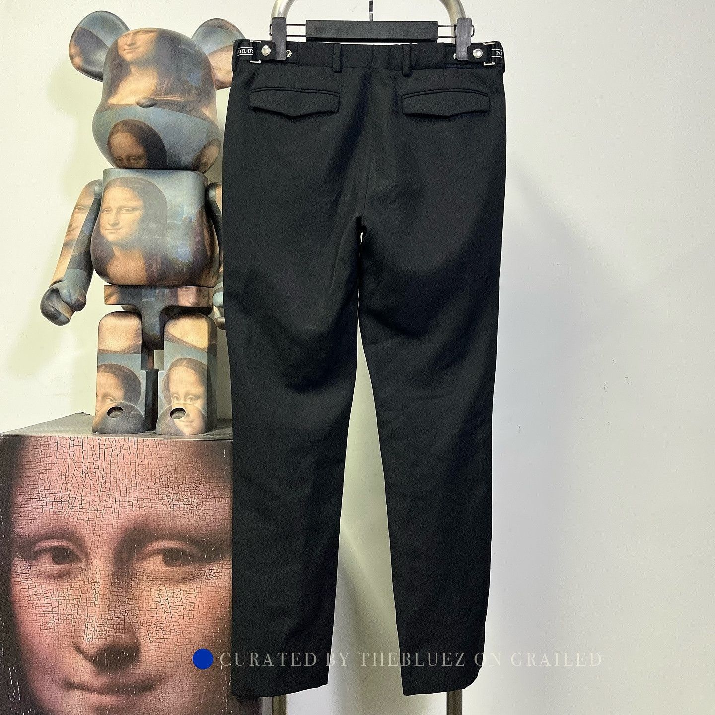 Dior Elegant Wool Trousers in Black Size US 30 / EU 46 - 2 Thumbnail