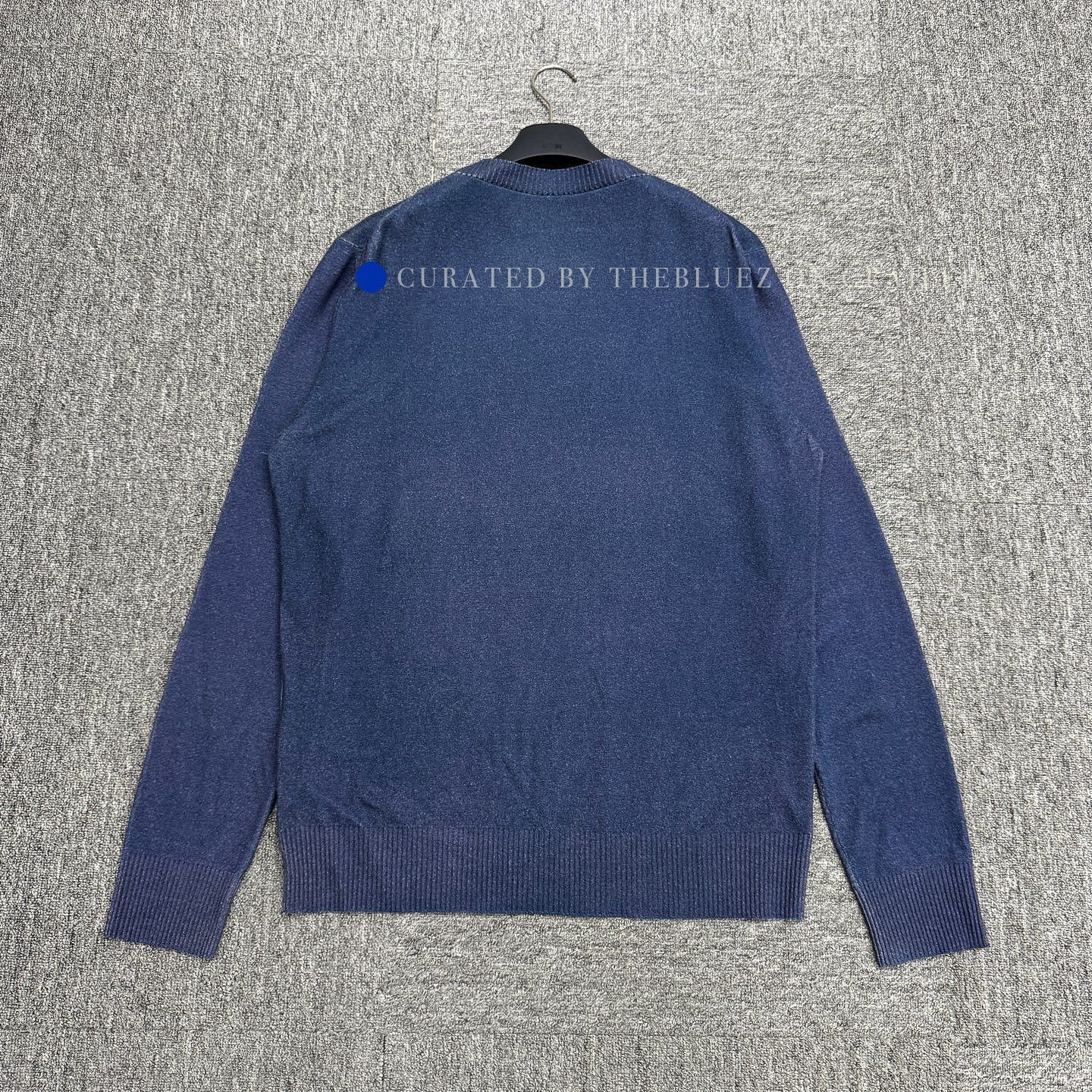 Dior Flower Graphic Wool Sweater in Blue Size US L / EU 52-54 / 3 - 2 Thumbnail
