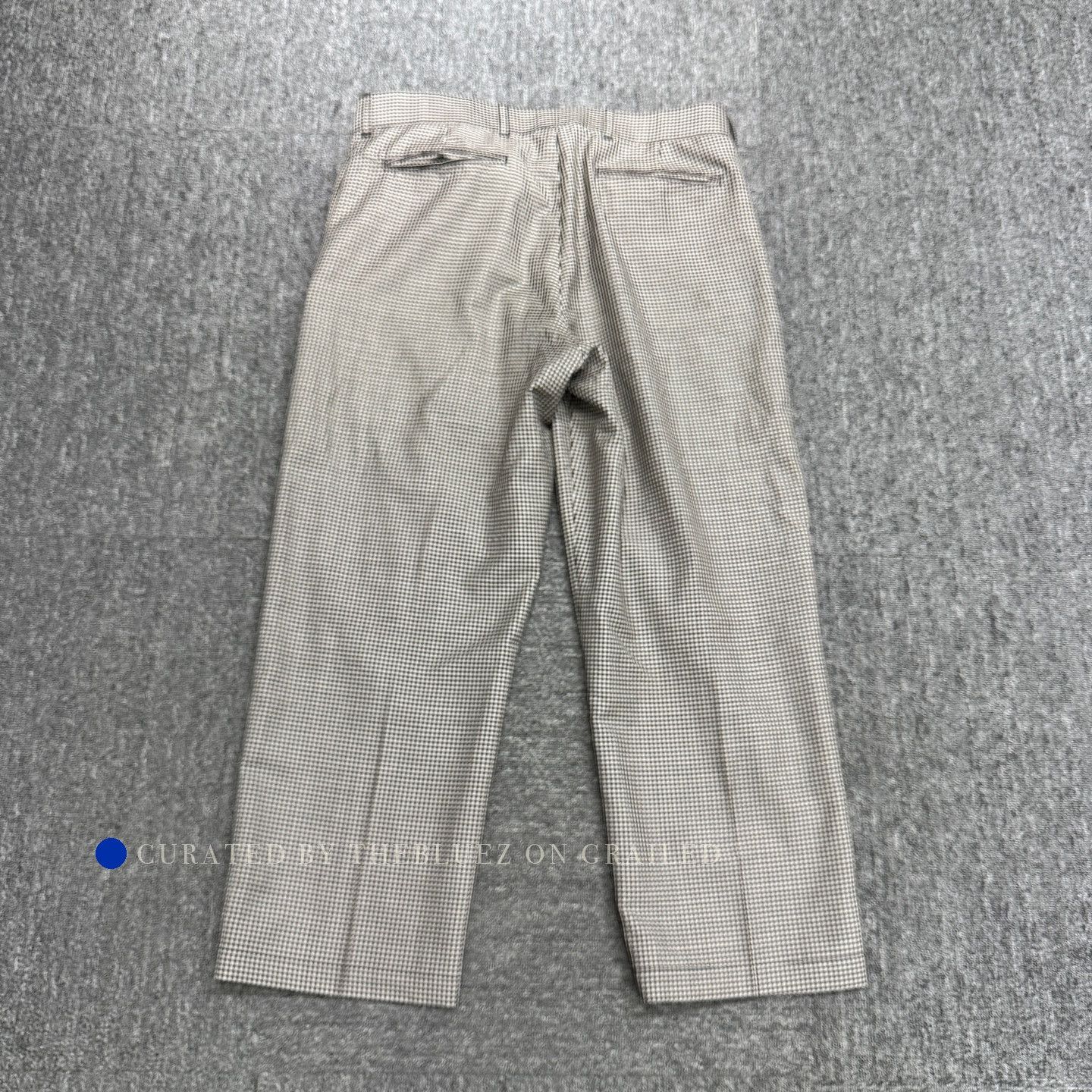 Dior Houndstooth Virgin Wool Trousers, Size 34 Size US 34 / EU 50 - 2 Thumbnail