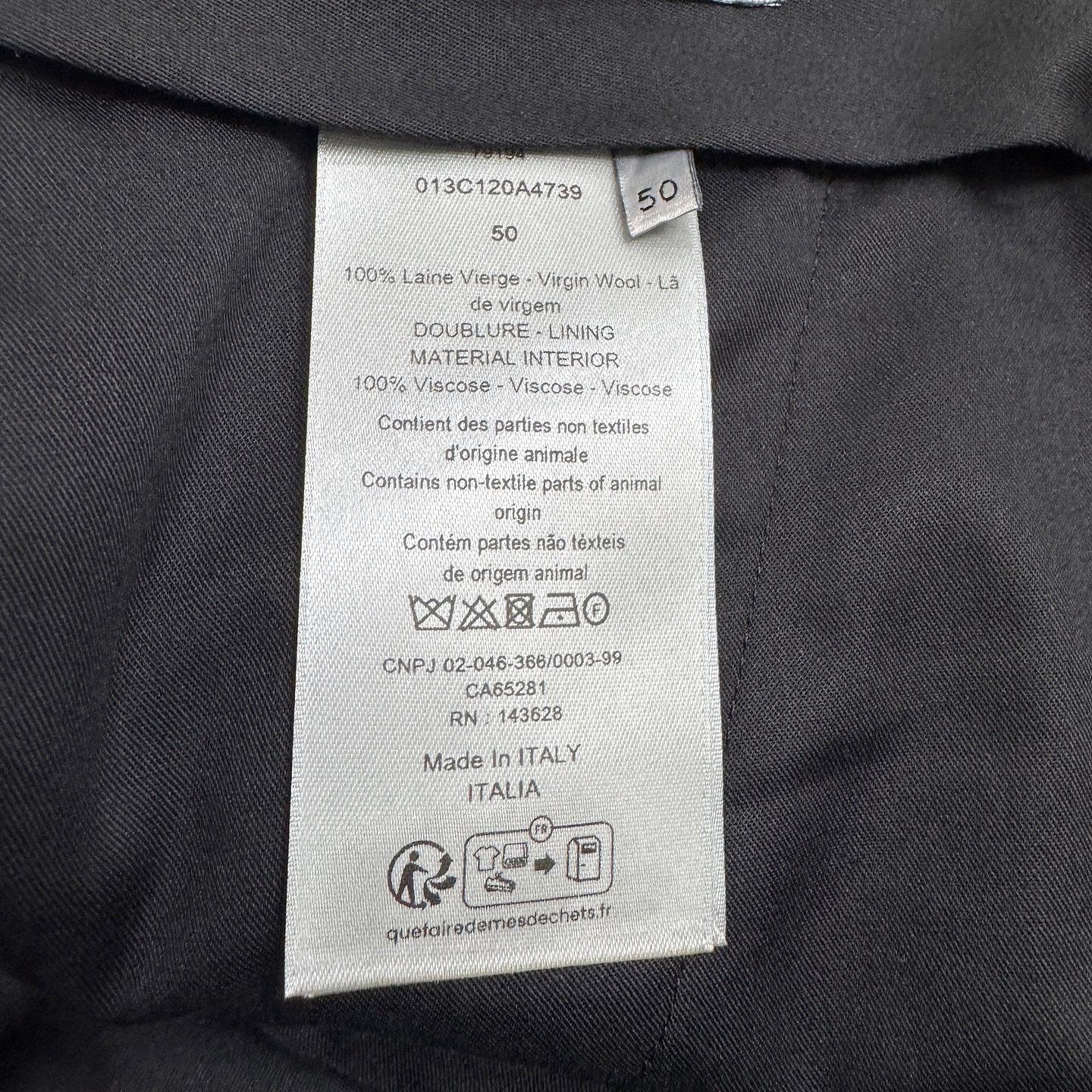 Dior Elegant Gray Wool Trousers Size 50 Size US 32 / EU 48 - 4 Thumbnail