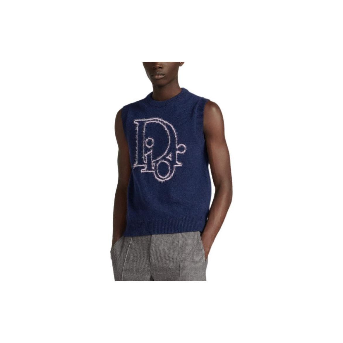 Dior Stylish Blue Knit Vest for Men Size US M / EU 48-50 / 2 - 7 Thumbnail