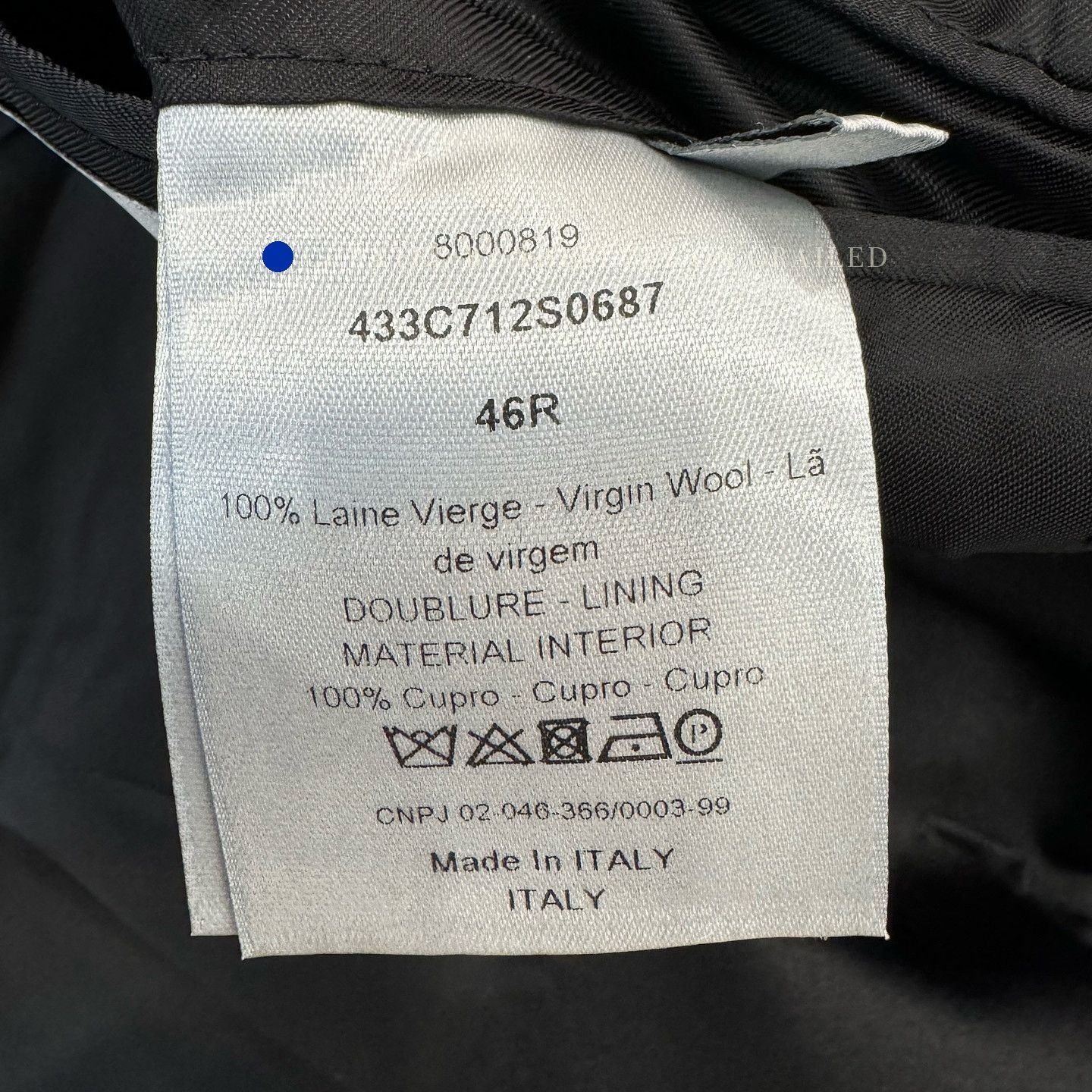 Dior Classic Black Wool Blazer Size US M / EU 48-50 / 2 - 4 Thumbnail