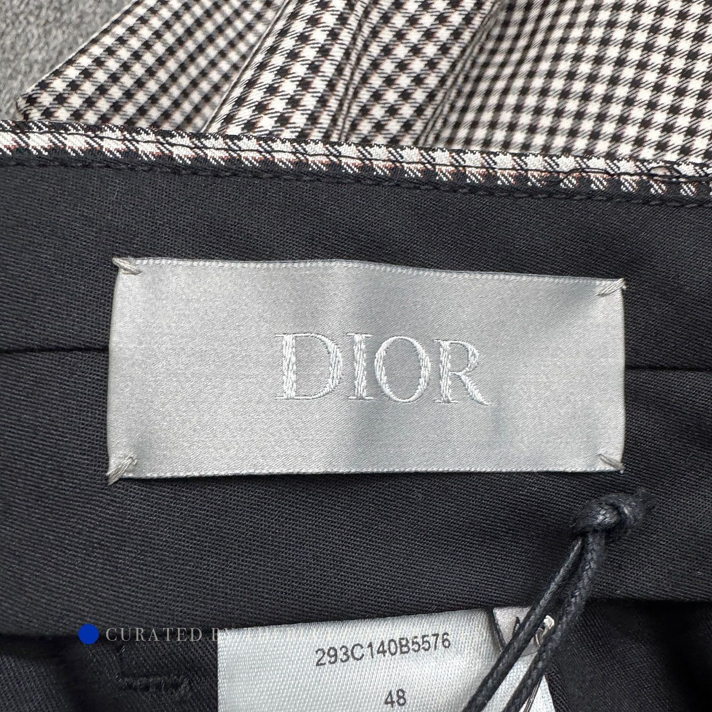 Dior Stylish Check Wool Mohair Trousers Size US 32 / EU 48 - 3 Thumbnail