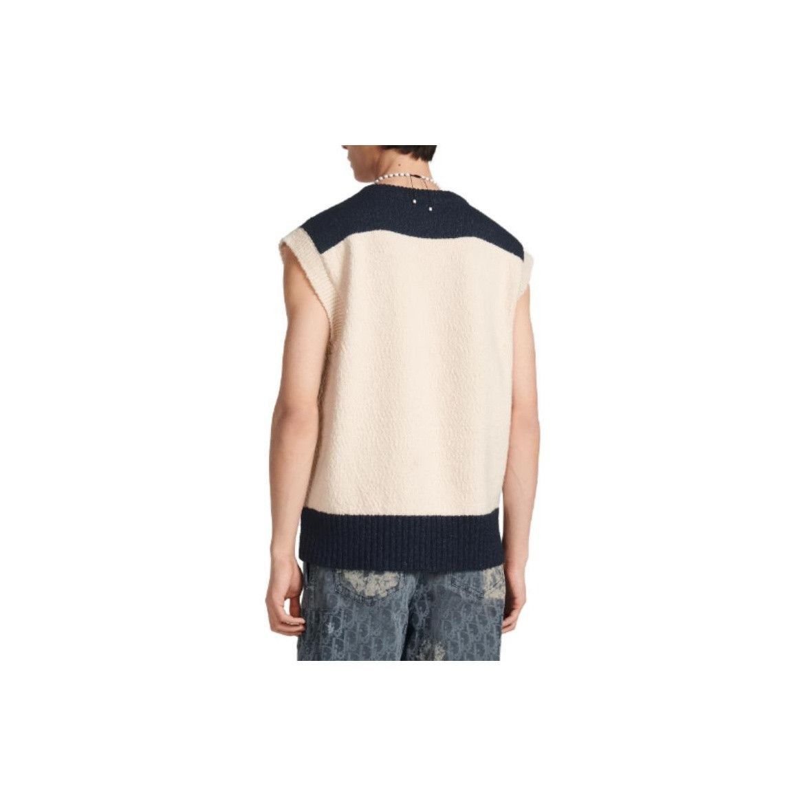 Dior Logo Knit Sweater Vest in Multi Size US M / EU 48-50 / 2 - 6 Thumbnail