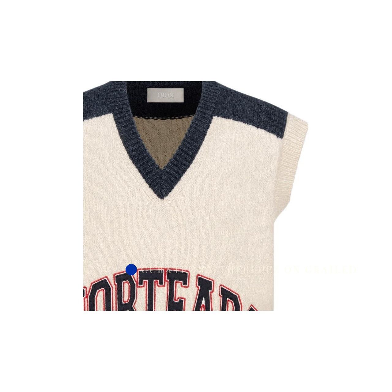 Dior Logo Knit Sweater Vest in Multi Size US M / EU 48-50 / 2 - 7 Thumbnail
