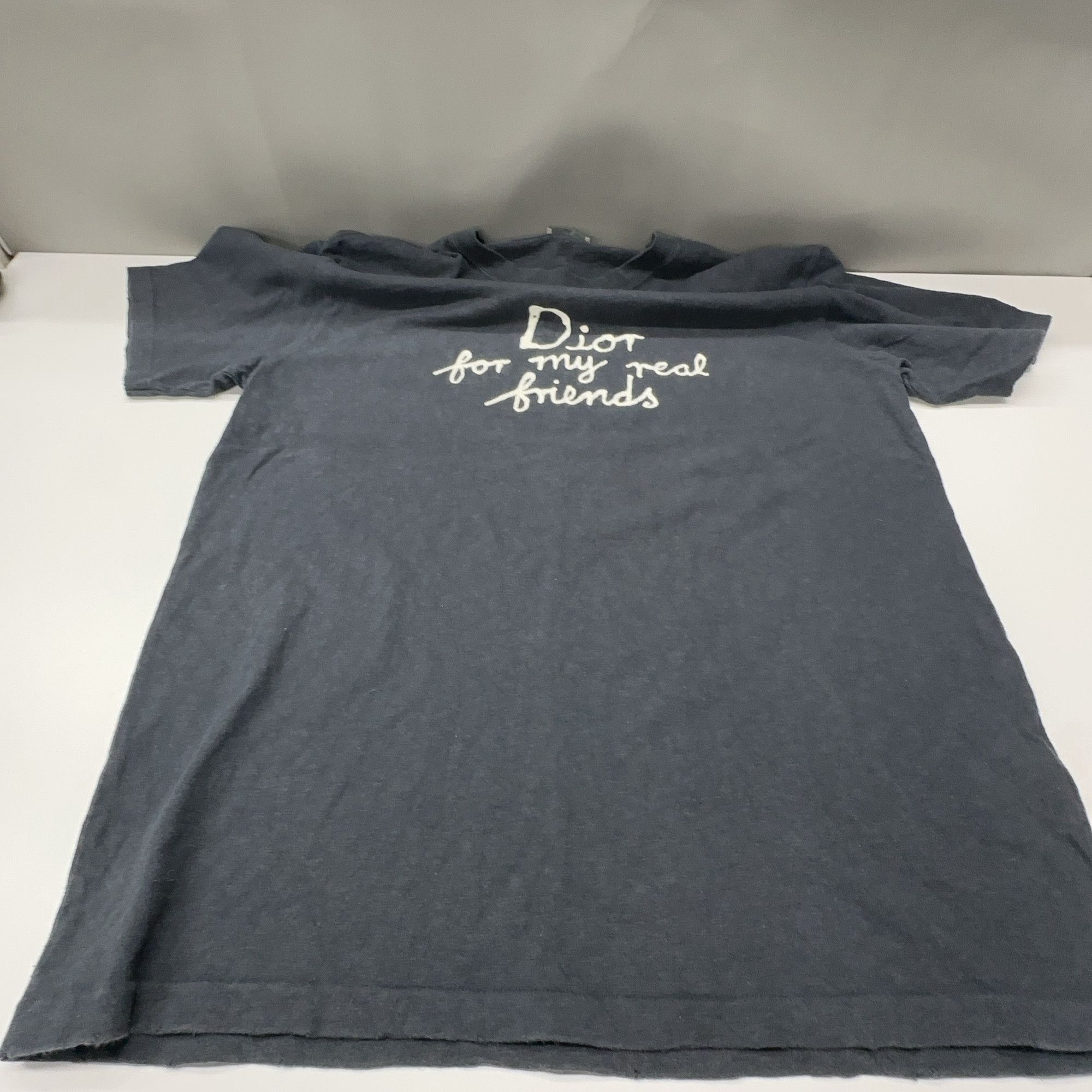 Dior Embroidered Logo T-Shirt in Blue Size US L / EU 52-54 / 3 - 9 Thumbnail