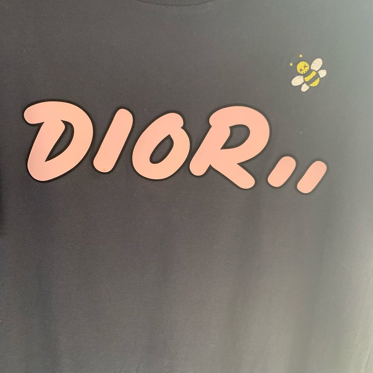 Dior Black Graphic Tee with Kaws Design Size US XS / EU 42 / 0 - 6 Thumbnail