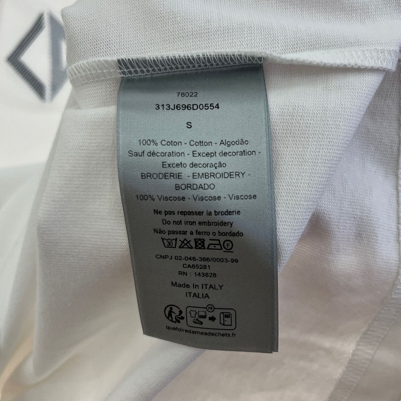 Dior Logo Patch Short Sleeve T-Shirt Size US S / EU 44-46 / 1 - 4 Thumbnail