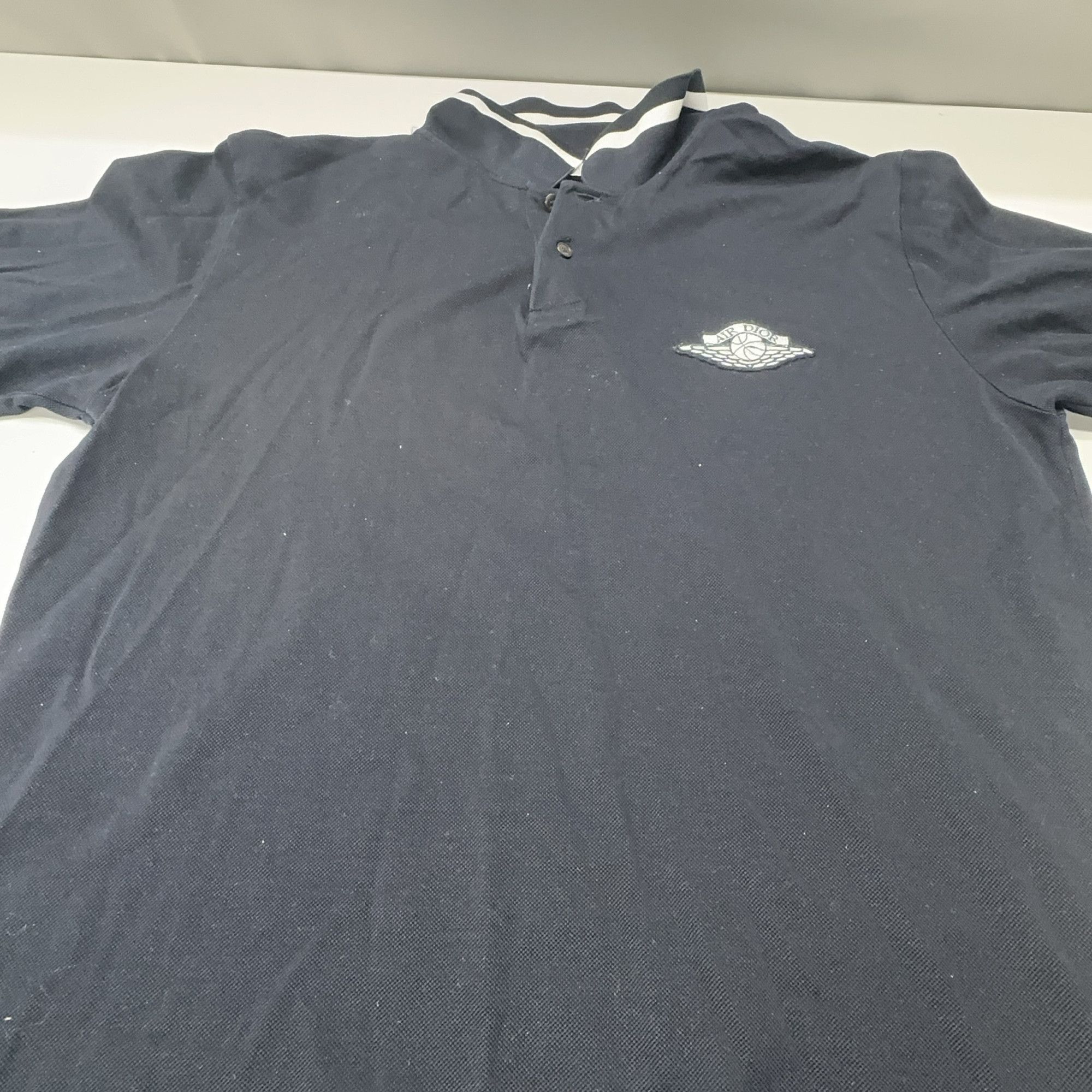 Dior Black Air Dior Polo Shirt in Size XL Size US XL / EU 56 / 4 - 7 Thumbnail