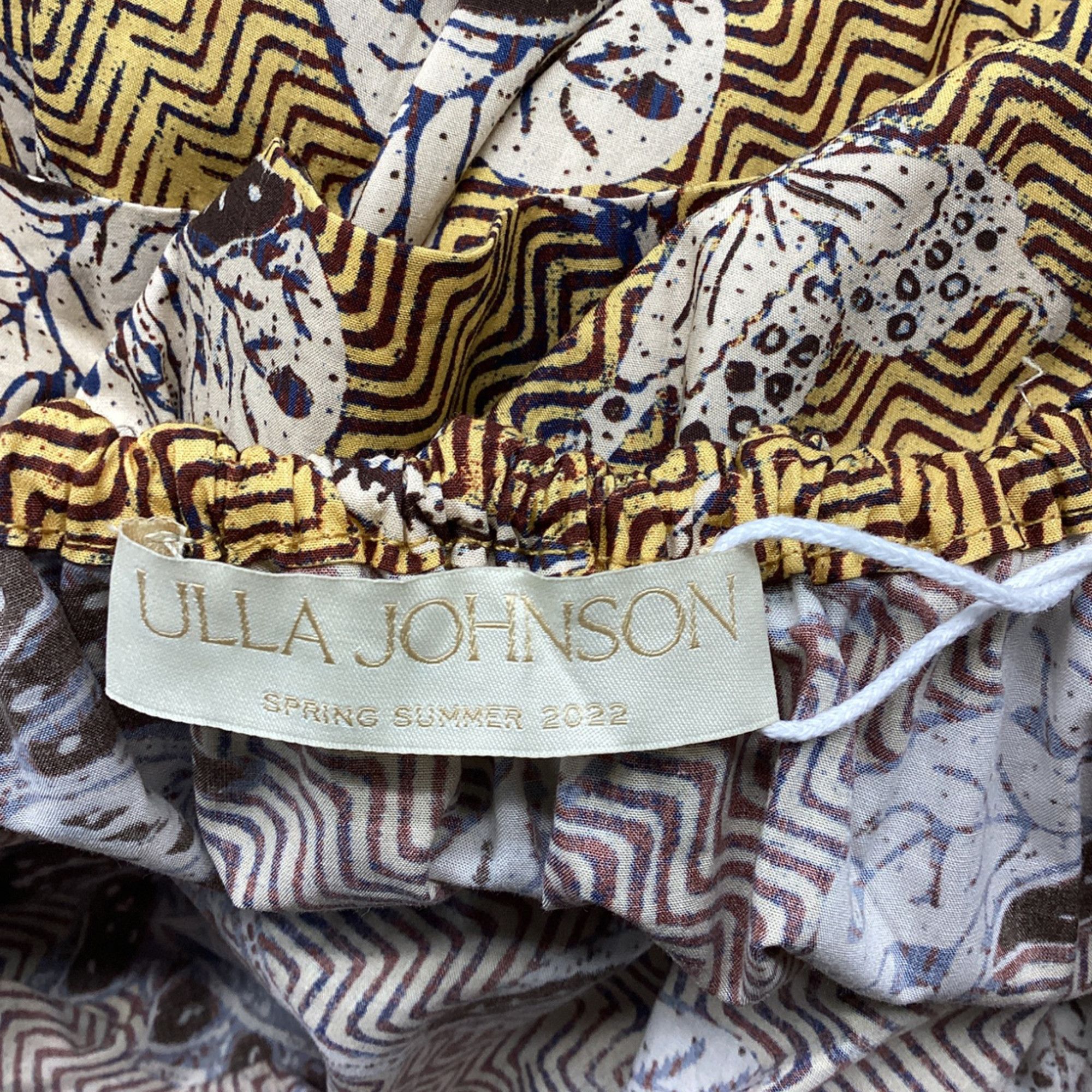 Ulla Johnson Ulla Johnson Giselle Ruffled Mini Dress in Multicolor Cotto Size XS / US 0-2 / IT 36-38 - 6 Thumbnail
