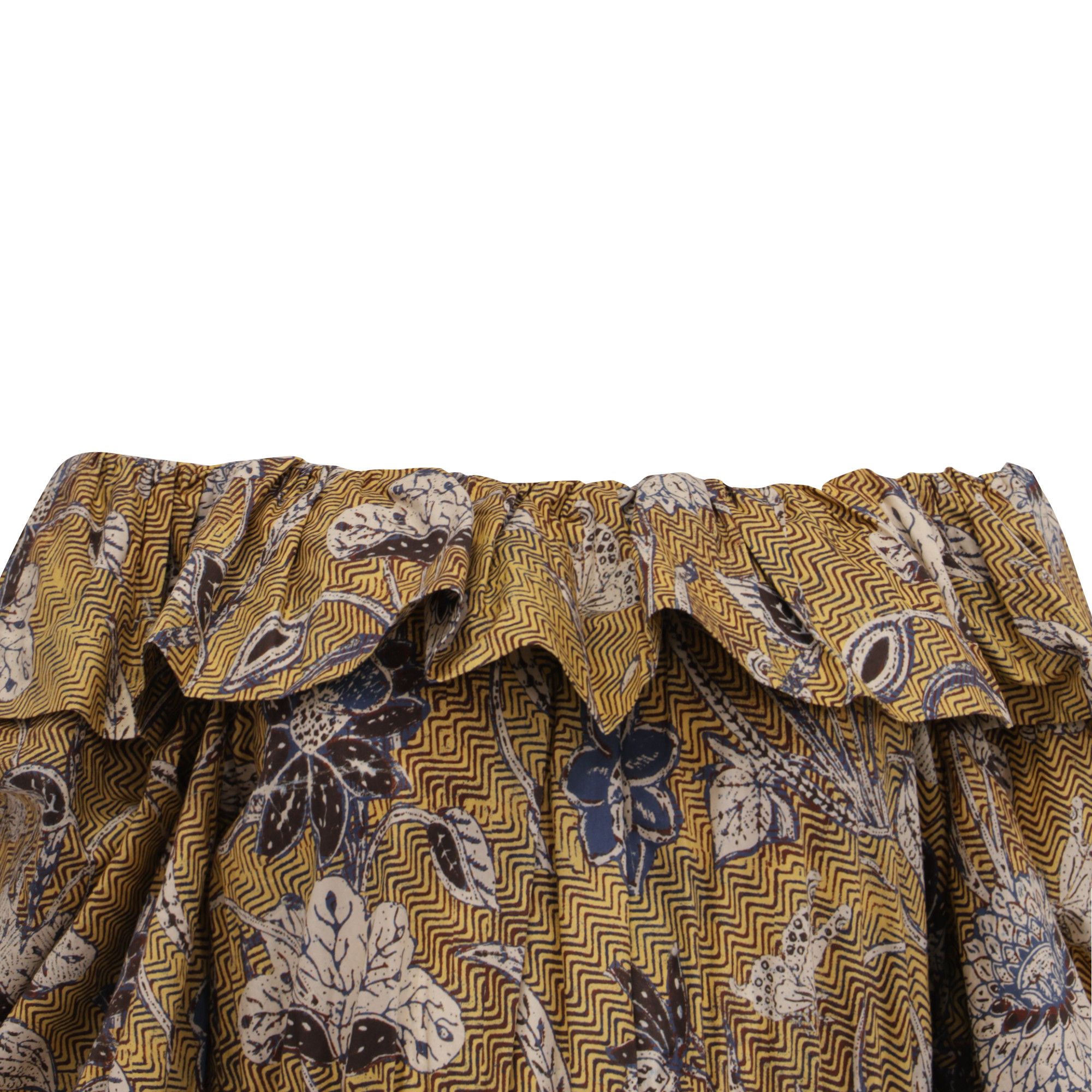 Ulla Johnson Ulla Johnson Giselle Ruffled Mini Dress in Multicolor Cotto Size XS / US 0-2 / IT 36-38 - 2 Thumbnail
