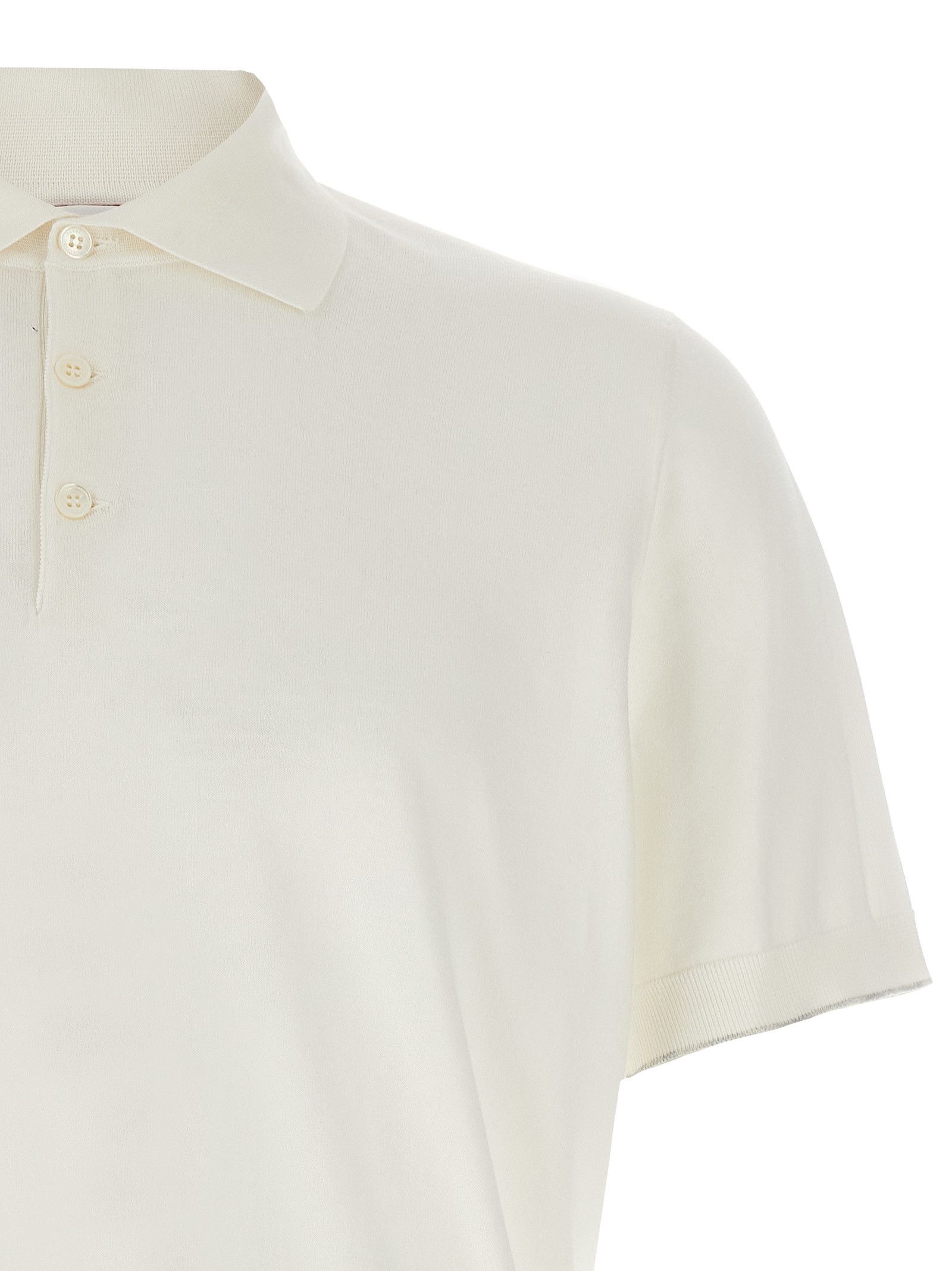Brunello Cucinelli Stretch Cotton Polo Shirt Size US L / EU 52-54 / 3 - 3 Thumbnail