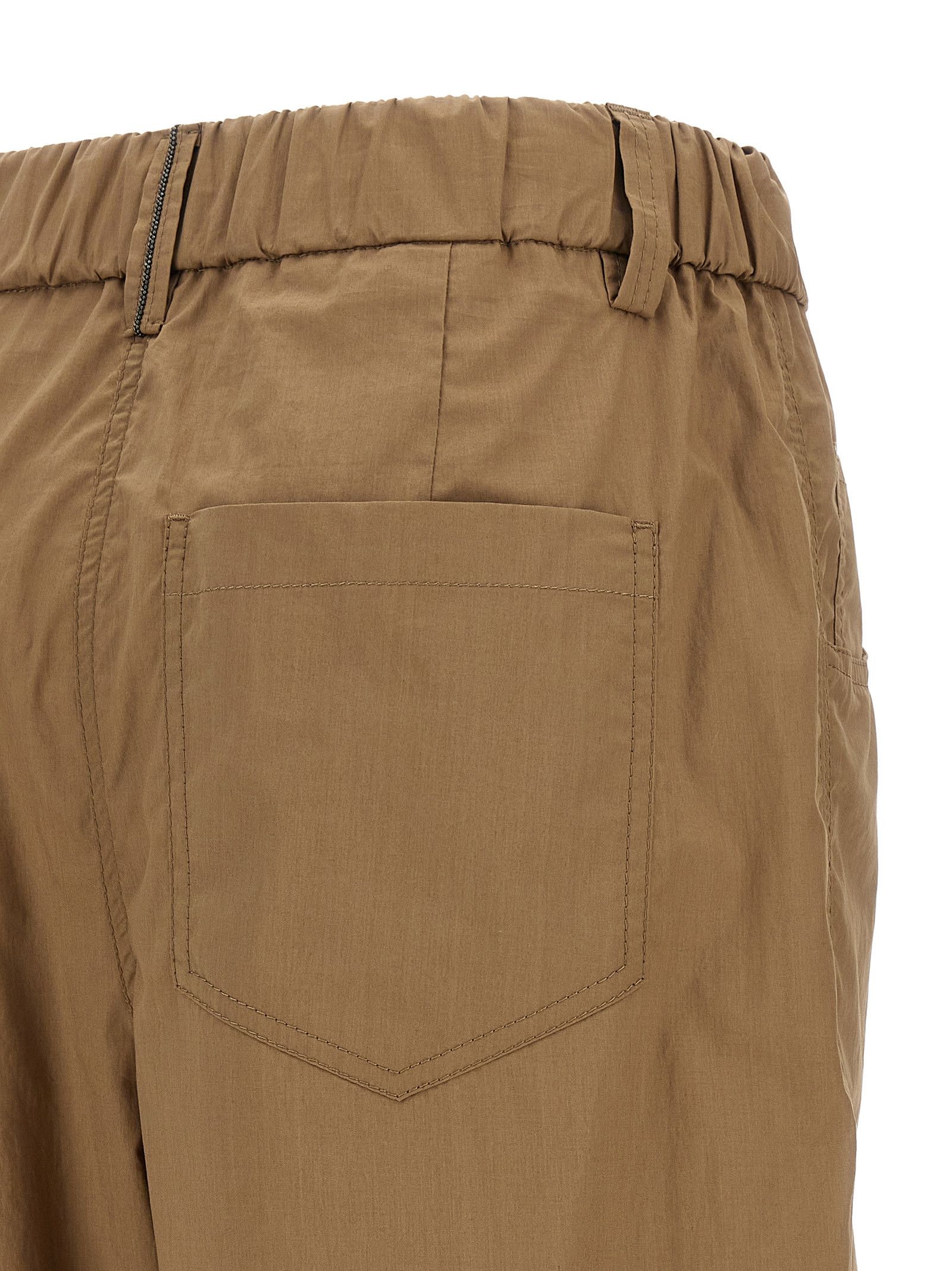 Brunello Cucinelli 'Track' Poplin Pants Size 30" / US 8 / IT 44 - 4 Thumbnail