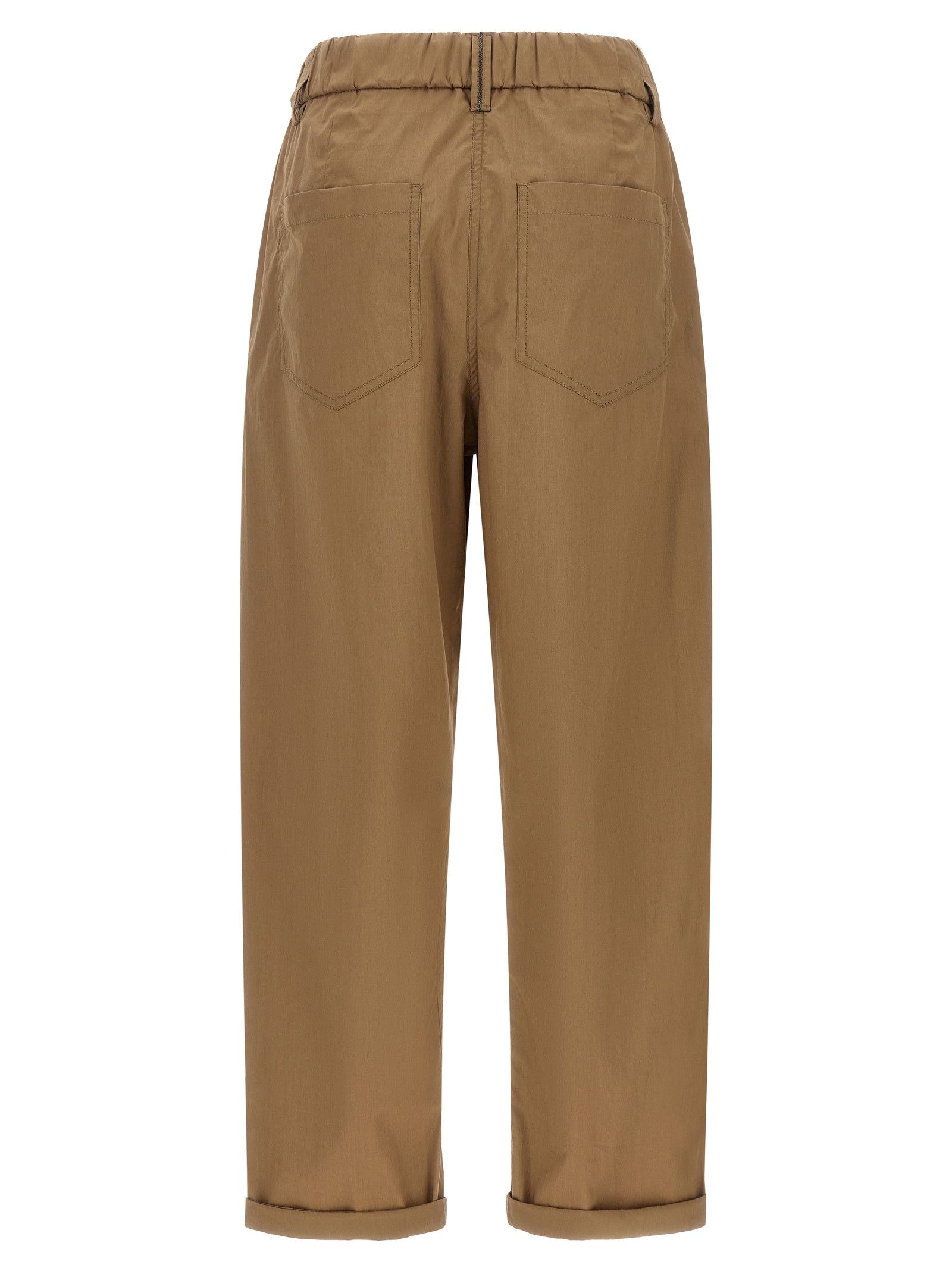 Brunello Cucinelli 'Track' Poplin Pants Size 30" / US 8 / IT 44 - 2 Thumbnail