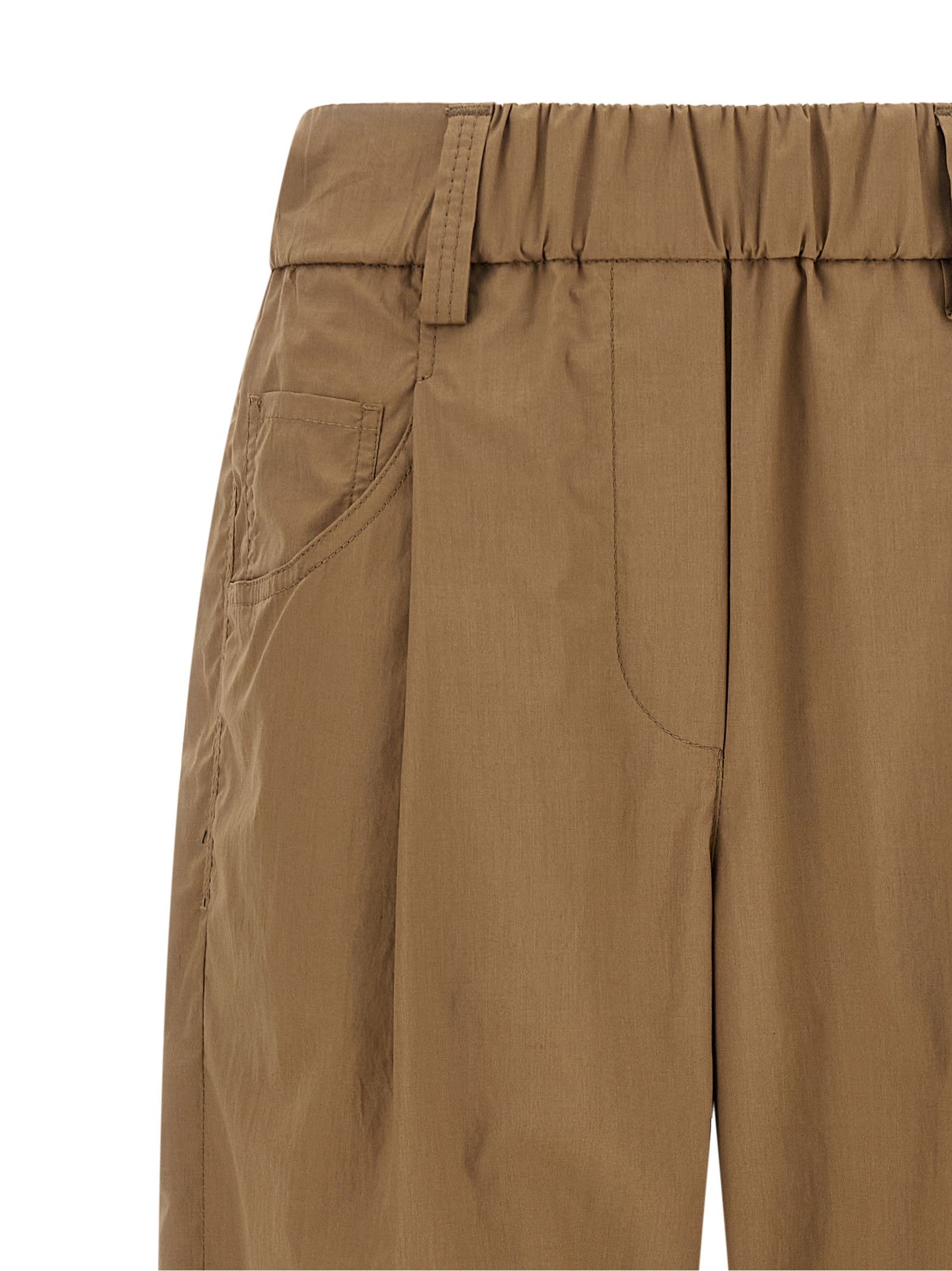 Brunello Cucinelli 'Track' Poplin Pants Size 30" / US 8 / IT 44 - 3 Thumbnail