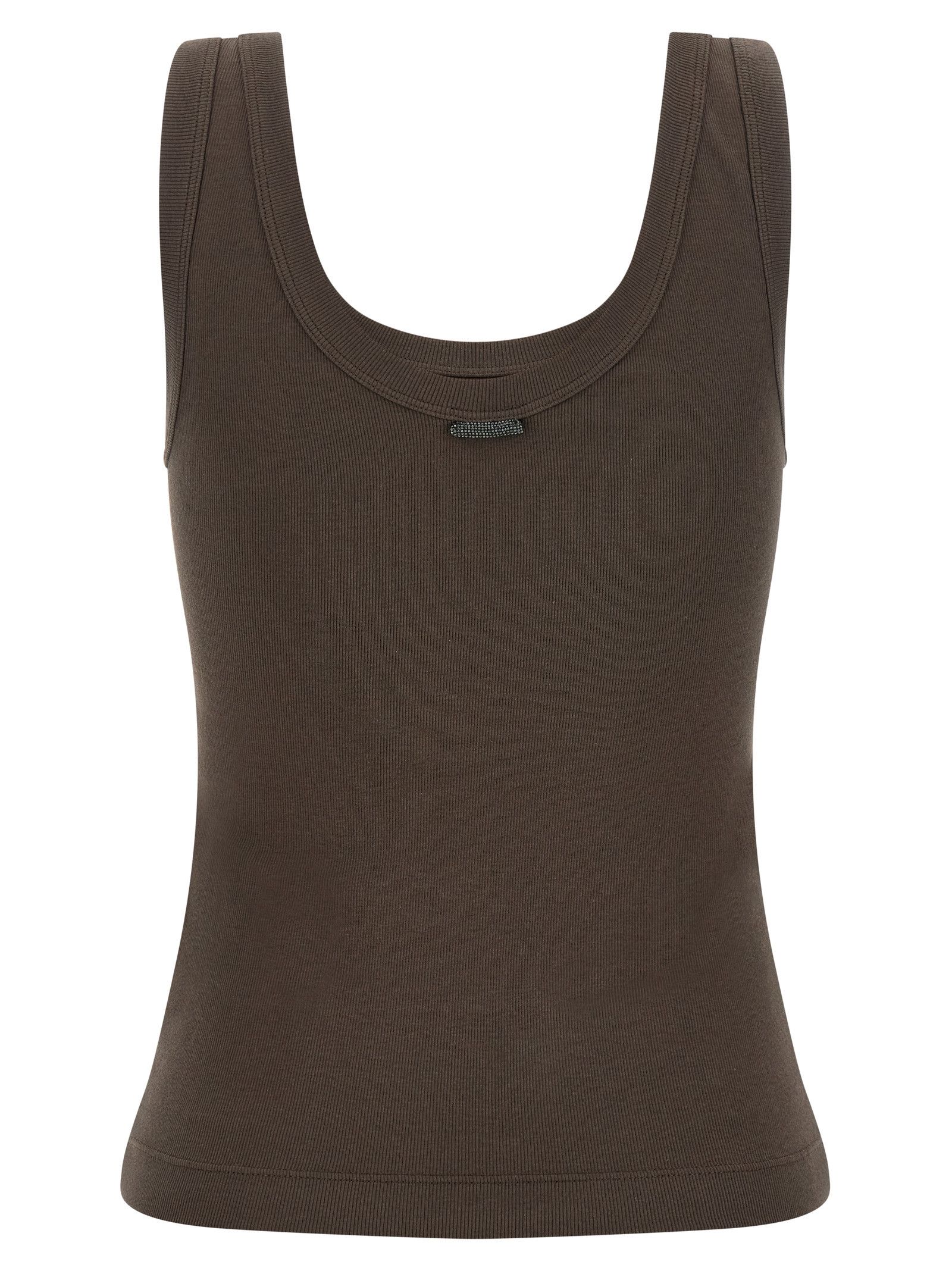 Brunello Cucinelli Ribbed Top Size XXL / US 16-18 / IT 52-54 - 2 Thumbnail