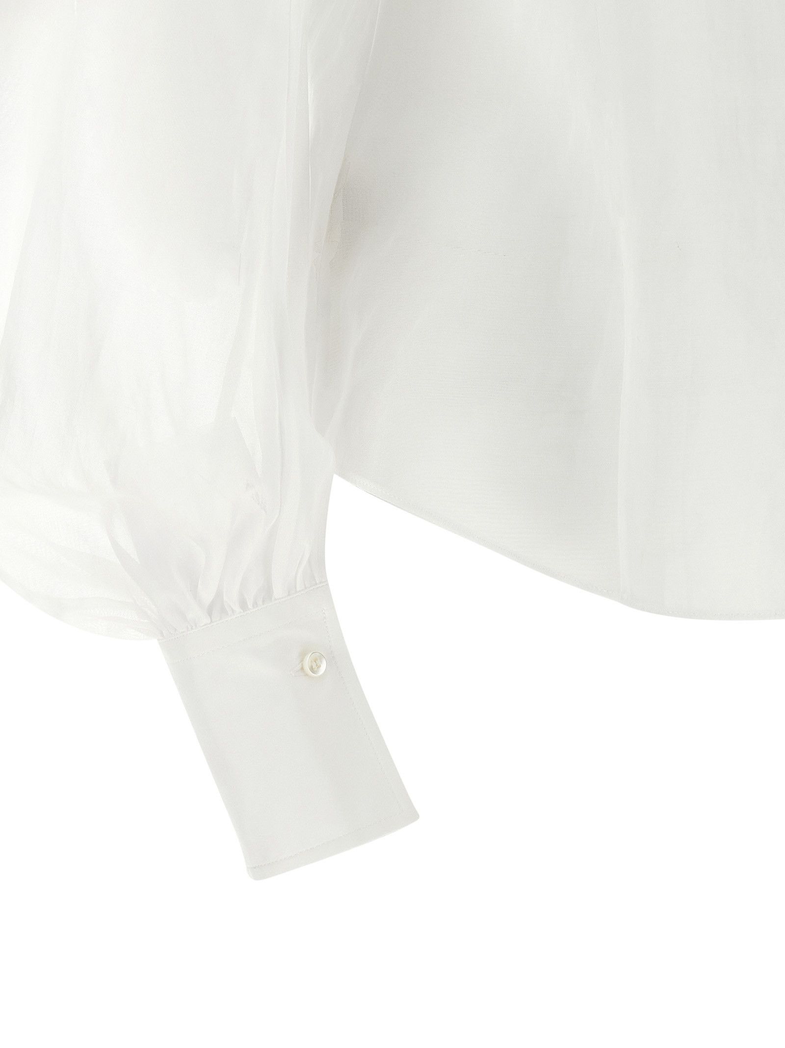 Brunello Cucinelli Organza Shirt Size S / US 4 / IT 40 - 4 Thumbnail