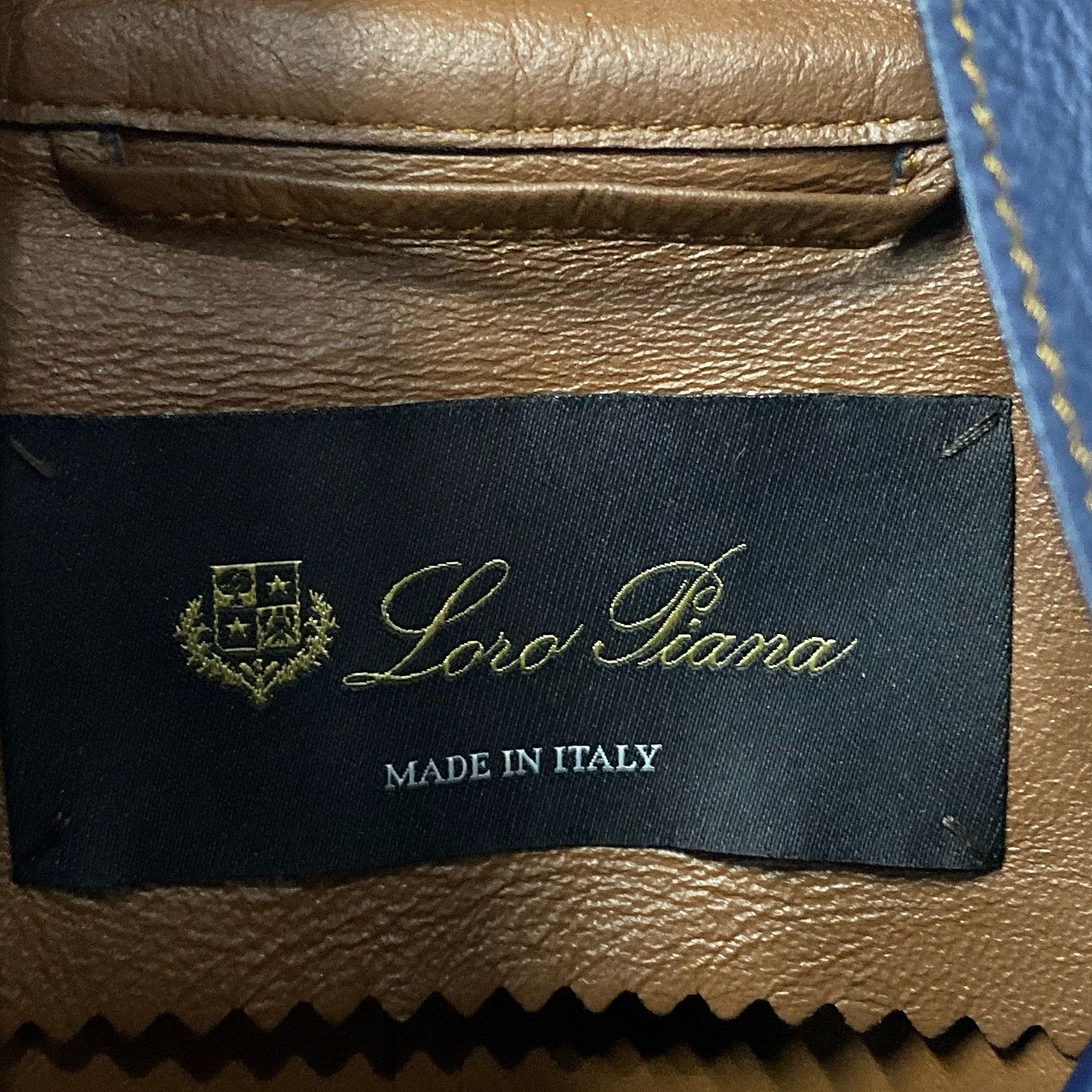Loro Piana Loro Piana Blue Leather Jacket Size 38 Size XS / US 0-2 / IT 36-38 - 3 Thumbnail