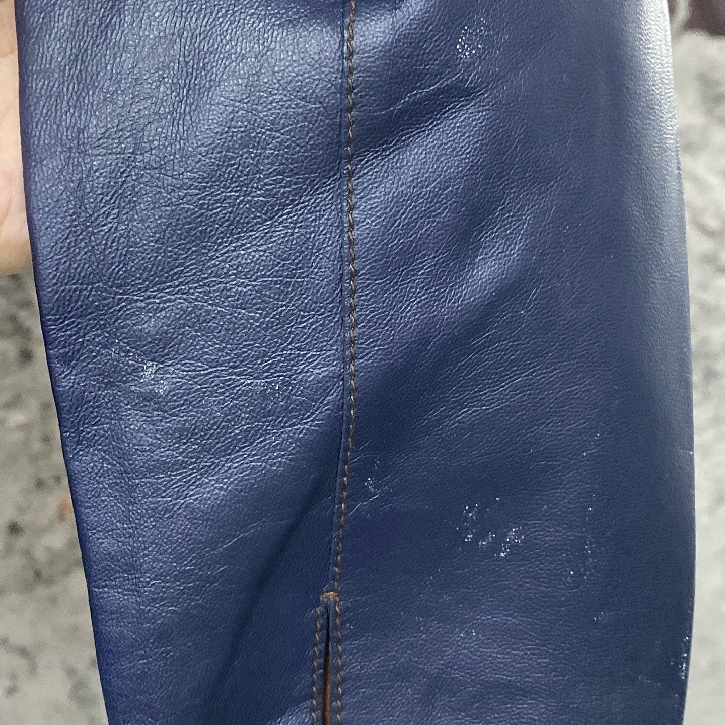 Loro Piana Loro Piana Blue Leather Jacket Size 38 Size XS / US 0-2 / IT 36-38 - 8 Thumbnail