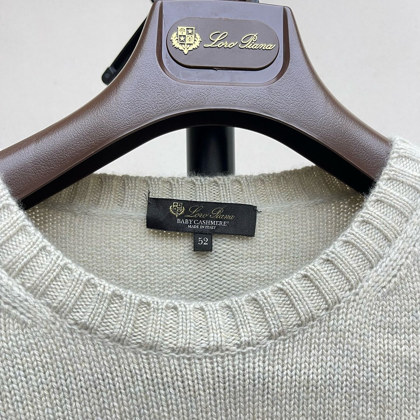 Loro Piana Loro Piana Baby Cashmere Crewneck Sweater Size 52 Size US L / EU 52-54 / 3 - 3 Thumbnail