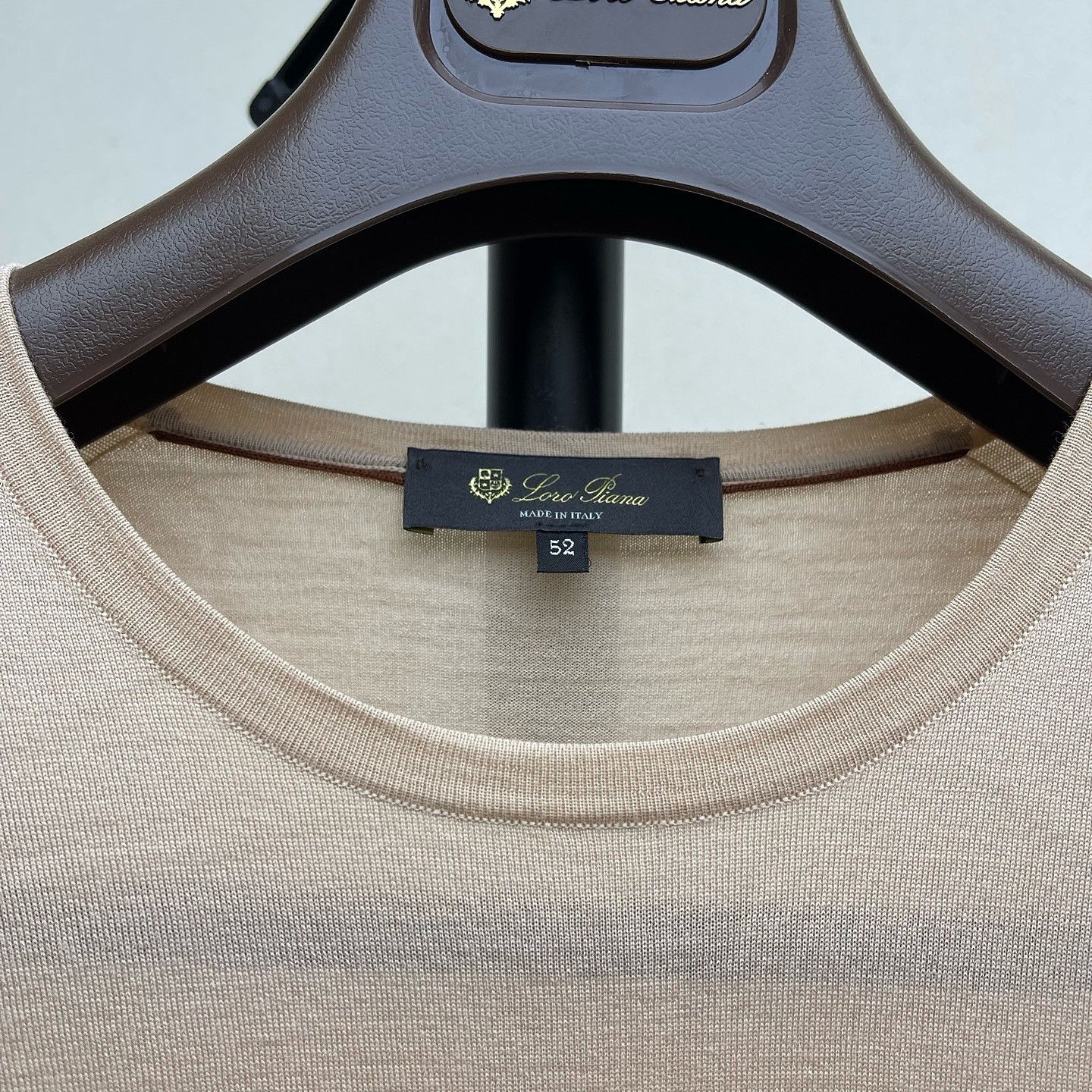 Loro Piana Loro Piana Virgin Wool Short Sleeve T-Shirt Size 52 Size US L / EU 52-54 / 3 - 3 Thumbnail