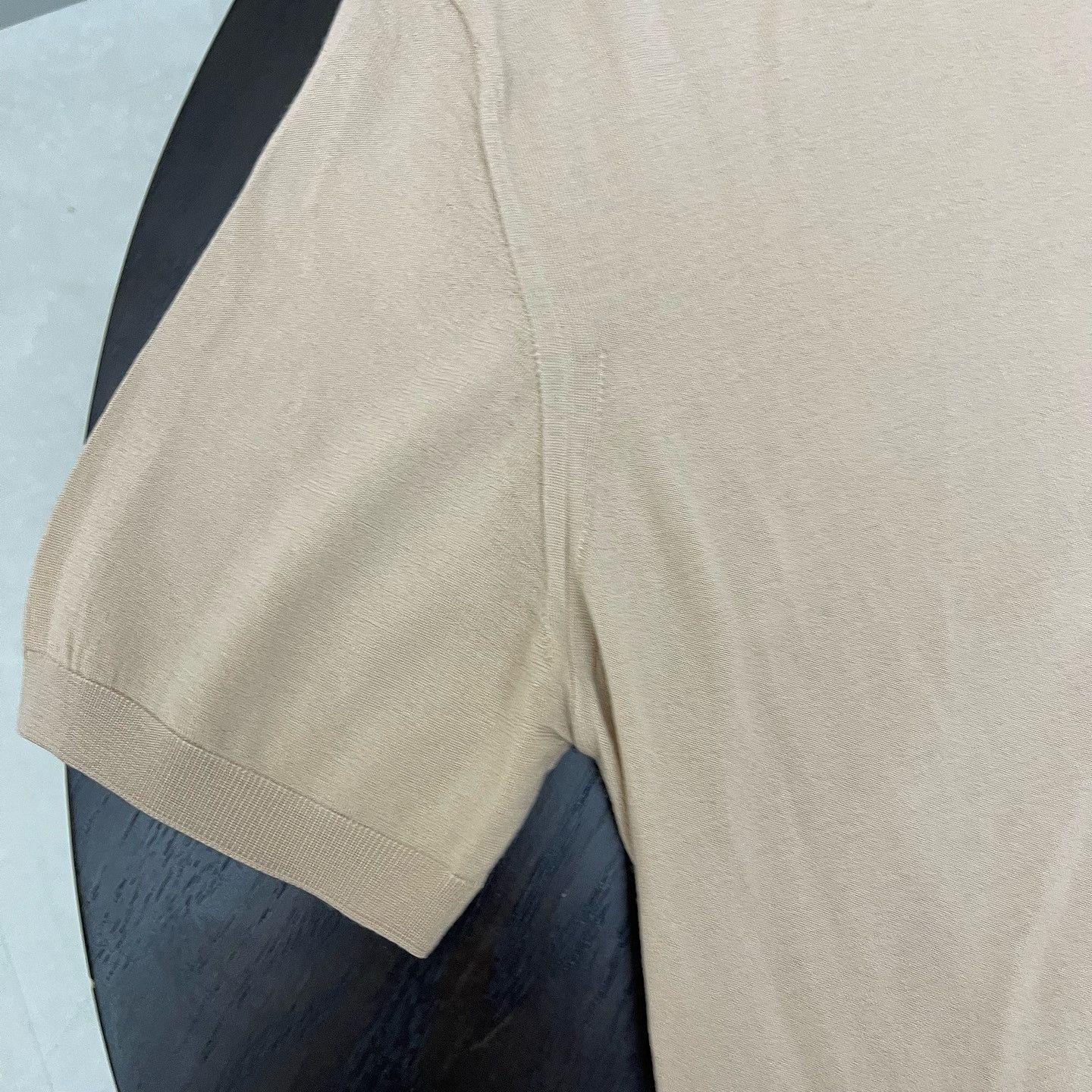 Loro Piana Loro Piana Virgin Wool Short Sleeve T-Shirt Size 52 Size US L / EU 52-54 / 3 - 11 Thumbnail