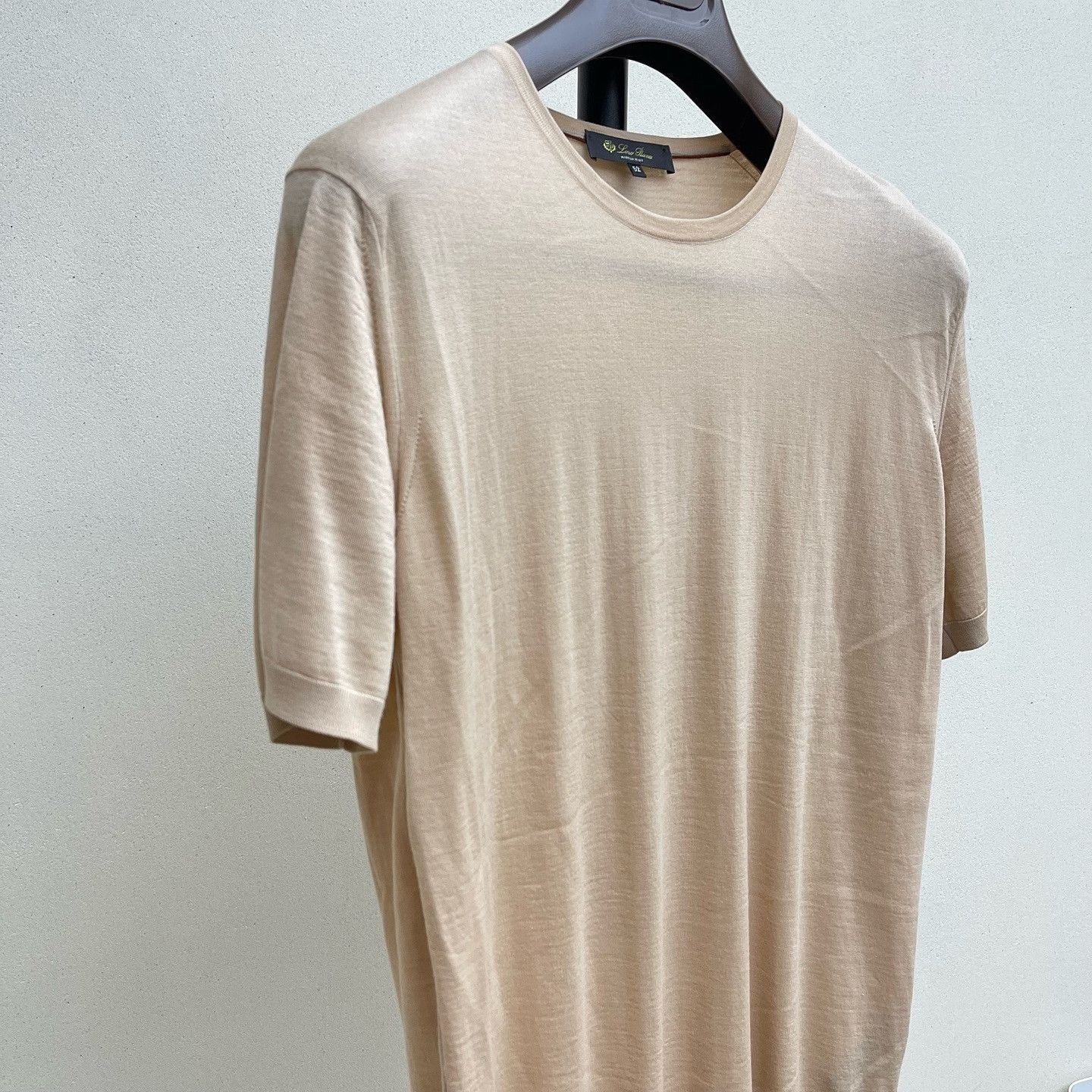 Loro Piana Loro Piana Virgin Wool Short Sleeve T-Shirt Size 52 Size US L / EU 52-54 / 3 - 8 Thumbnail