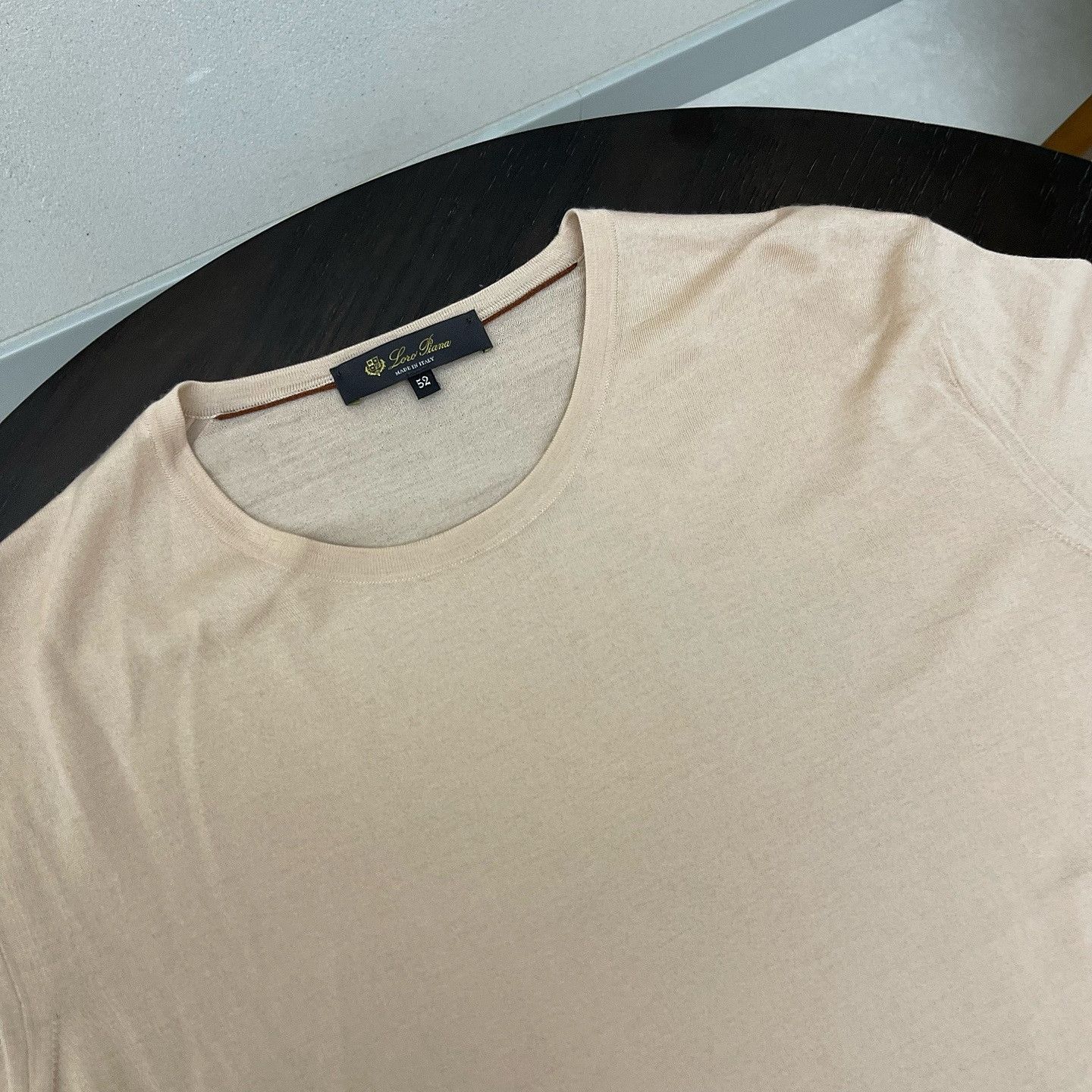Loro Piana Loro Piana Virgin Wool Short Sleeve T-Shirt Size 52 Size US L / EU 52-54 / 3 - 18 Thumbnail