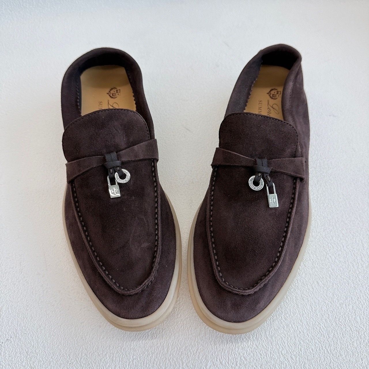 Loro Piana Loro Piana Summer Charms Walk Suede Loafers Size 36.5 Size US 6.5 / IT 36.5 - 10 Thumbnail