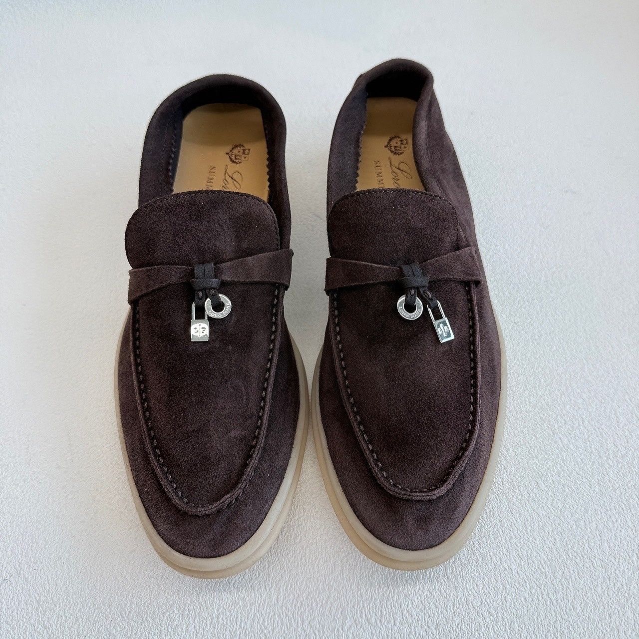 Loro Piana Loro Piana Summer Charms Walk Suede Loafers Size 36.5 Size US 6.5 / IT 36.5 - 2 Thumbnail