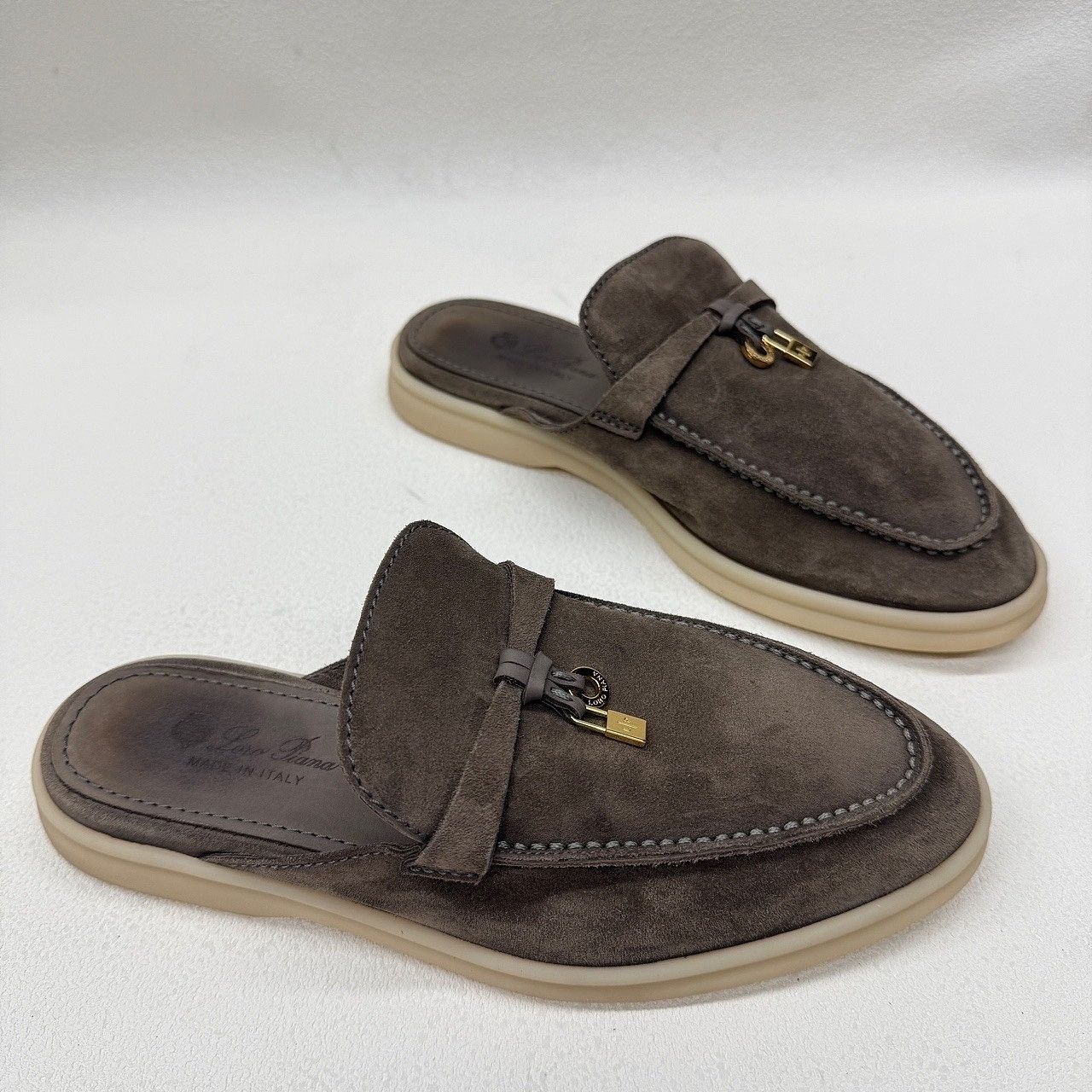 Loro Piana Loro Piana Suede Charms Walk Mules Size 36 Size US 6 / IT 36 - 6 Thumbnail