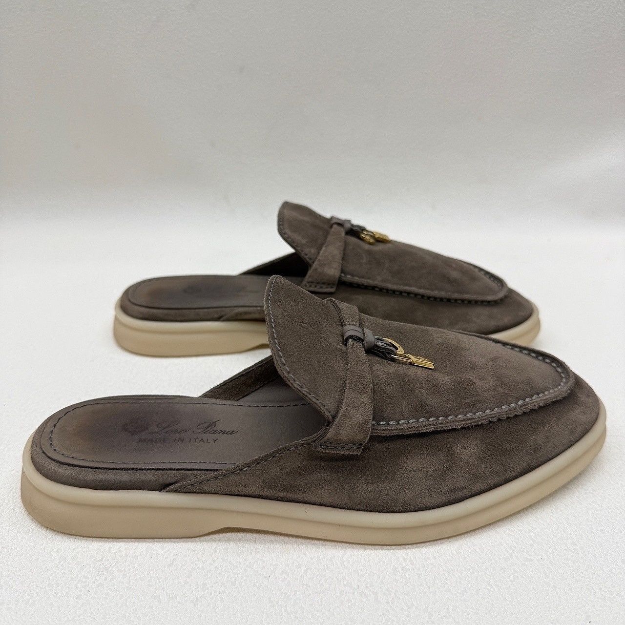 Loro Piana Loro Piana Suede Charms Walk Mules Size 36 Size US 6 / IT 36 - 8 Thumbnail