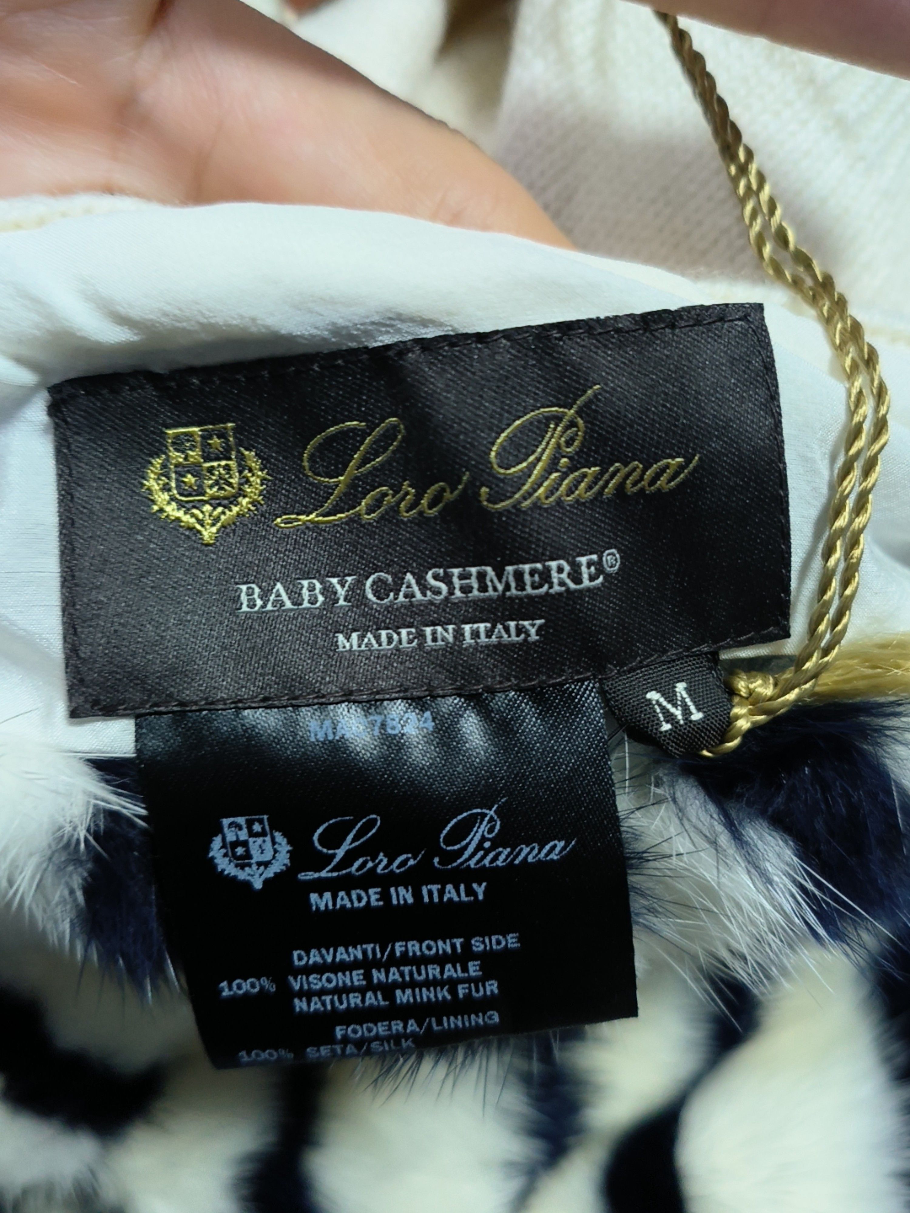 Loro Piana Loro Piana Striped Mink Fur Vest Size M Size M / US 6-8 / IT 42-44 - 3 Thumbnail